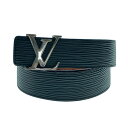LOUIS VUITTON ルイヴィトン エピ イニシャルレザーベルト M9553 ブラック 【中古】 ITN3YBL5TRG8