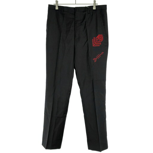 LANVIN ランバン 17SS エンブロイダリースラックスパンツ ブラック 46 【中古】 ITHXKKOC52SS LANVIN ランバン 17SS エンブロイダリースラックスパンツ ブラック 46 【中古】 ITHXKKOC52SS