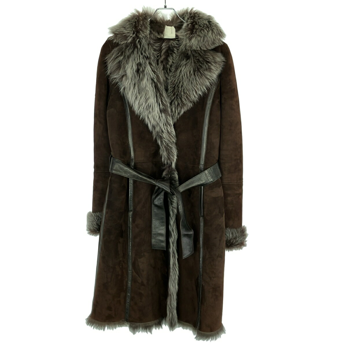 RUFFO ルッフォ ムートンファーコート ブラウン 40 【中古】 IT02SZWA2FBG