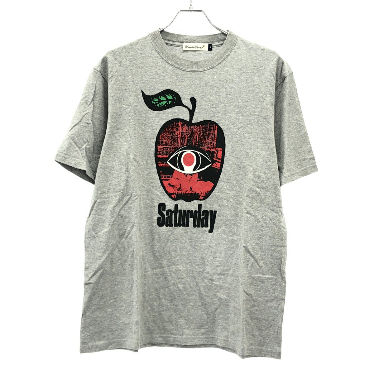 UNDER COVER アンダーカバー 23SS SATURDAY アップルプリントTシャツ UC1C3804 グレー 3 【中古】 ITW5FQT2GXVS