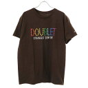 doublet ダブレット 23SS DUTY T-SHIRT 義理チョコ Tシャツ 23SS61BN03ー1 ブラウン M 【中古】 IT02NFNX63ES