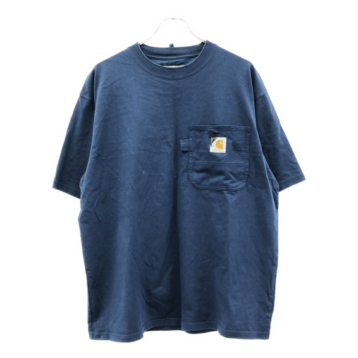 Rakuten - Carhartt×INVINCIBLE カーハート インビンシブル クルーネックポケットTシャツ ブルー M 【中古】 ITCI7E1MH3Q8