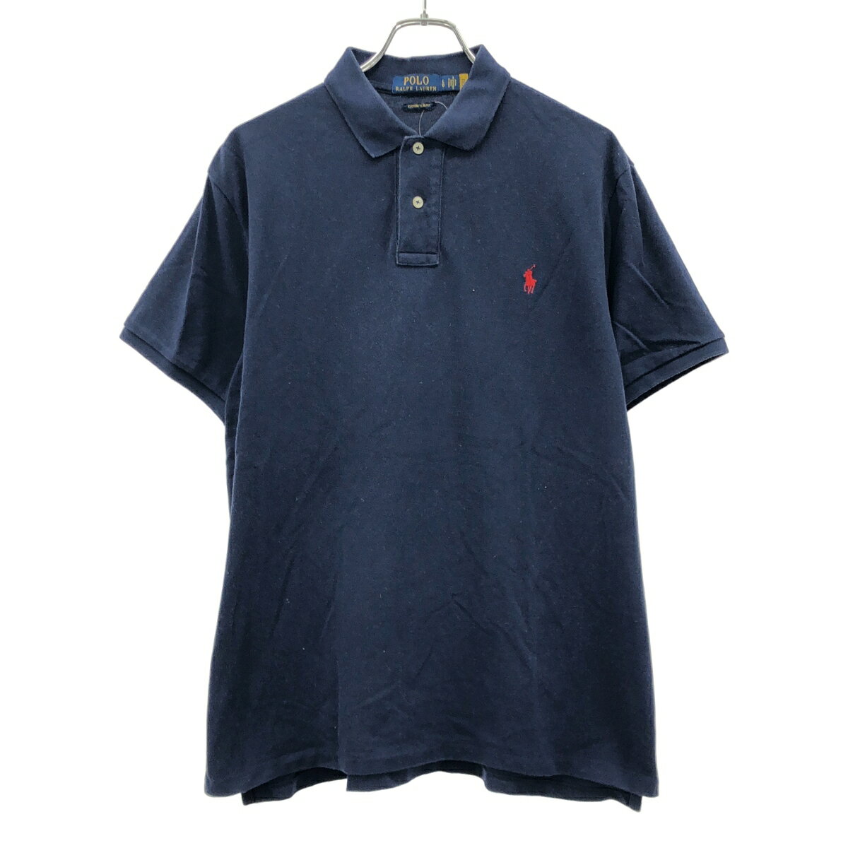 Rakuten - POLO RALPH LAUREN ポロラルフローレン ショートスリーブポロシャツ ブルー L 【中古】 ITQMSOE65PLS