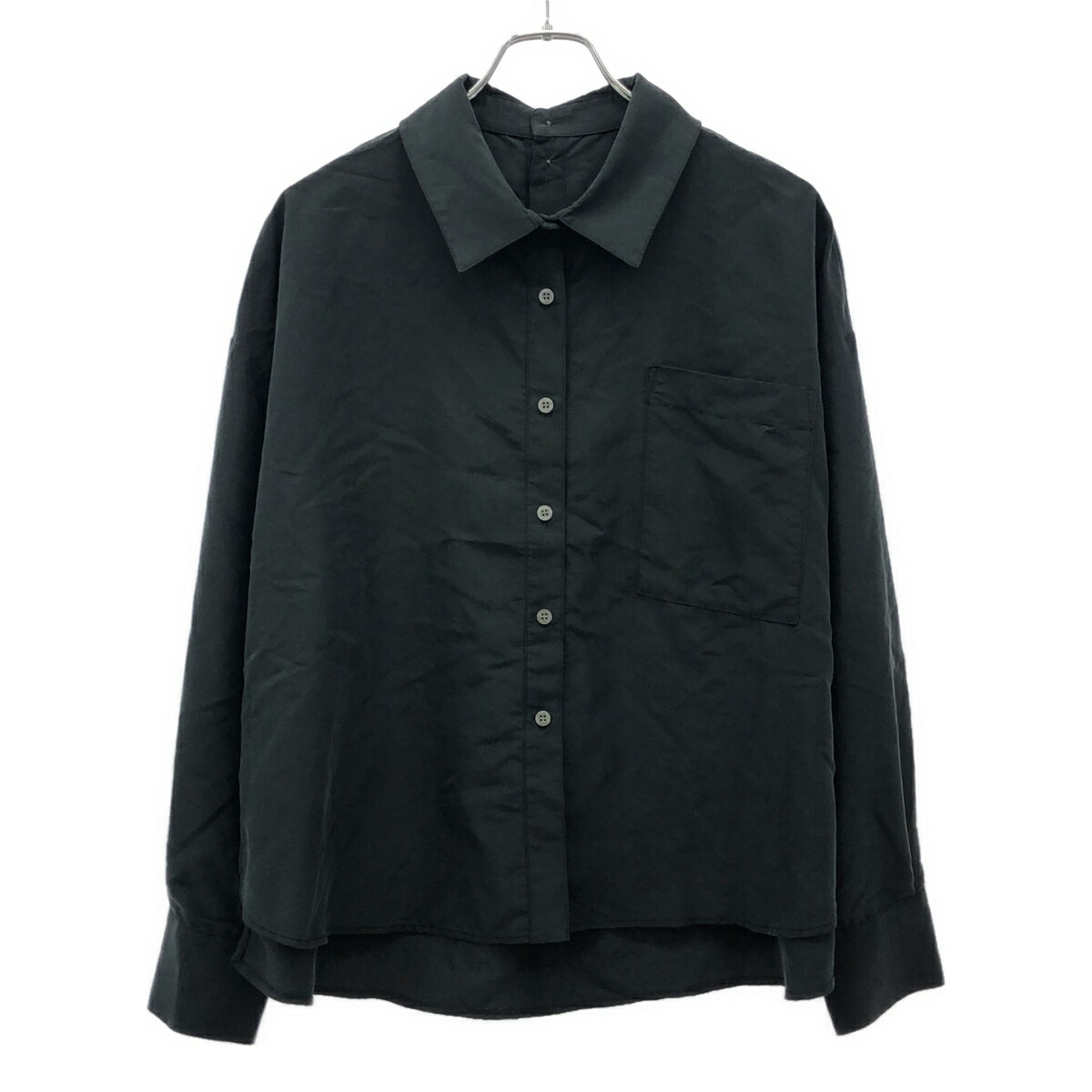 乐天商城 - RIM.ARK リムアーク 25SS Back open classy SH バックオープンクラッシーシャツ 460ISN30-0581 ブラック F 【中古】 ITQ1RVQ14OMV