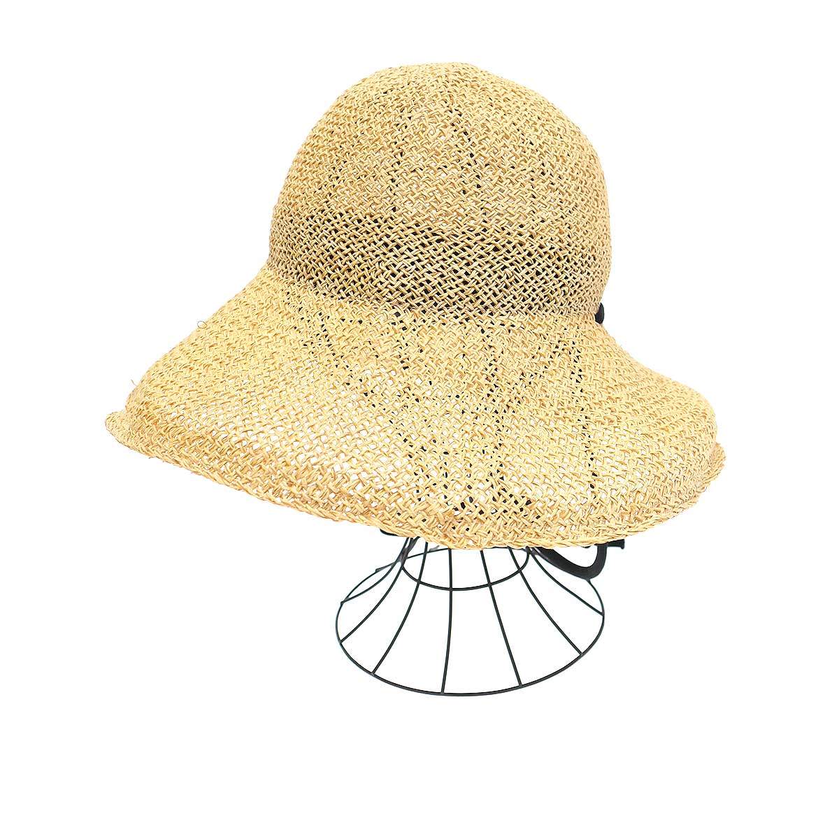 La Maison de lyllis メゾン ド リリス BRAN ペーパーハット ベージュ 57cm 【中古】 ITRF14G028FY