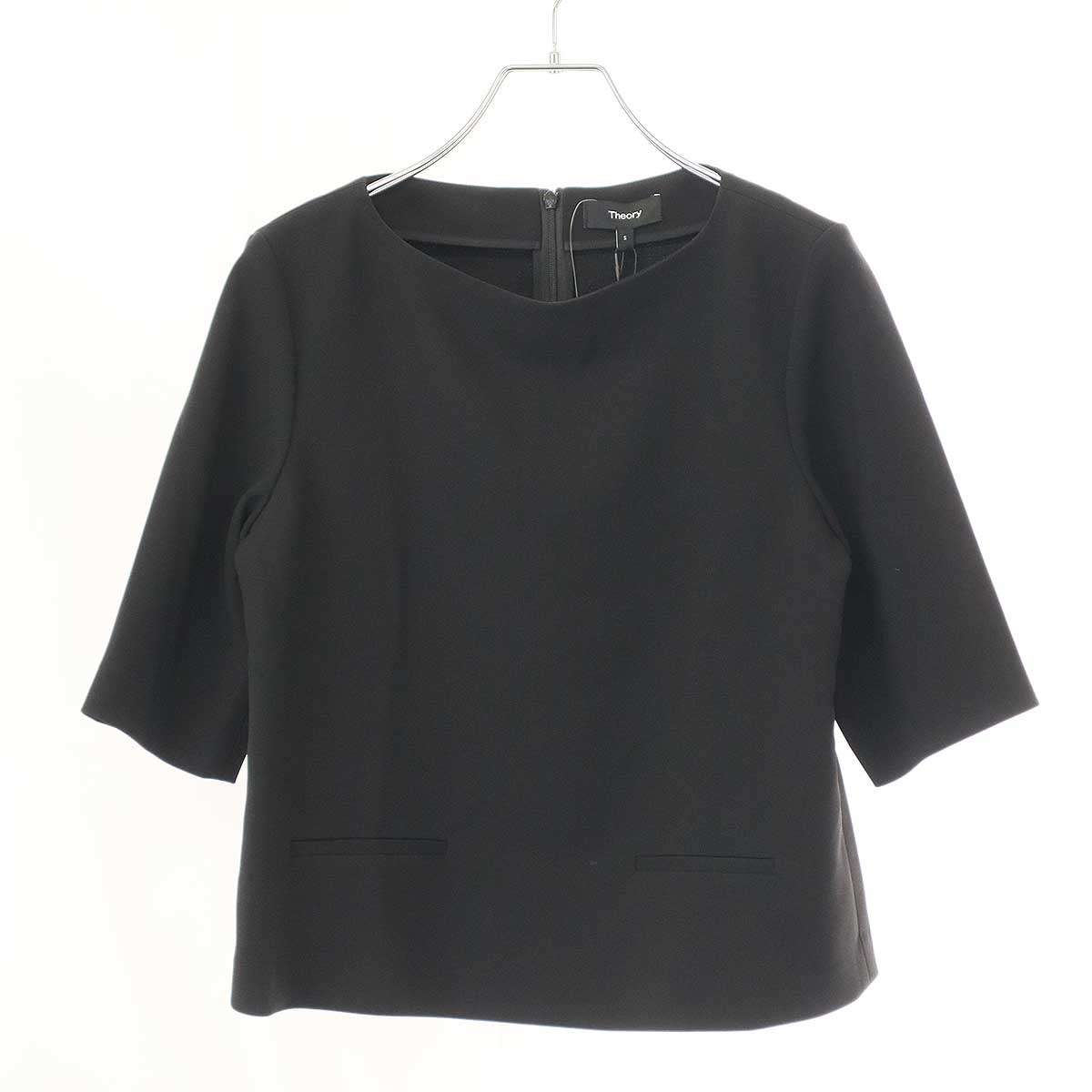 theory セオリー 25SS ADMIRAL CREPE N JORANE BL プルオーバートップス 01-5108224-050-902 ブラック S 【中古】 ITWK58YVBXFOのサムネイル