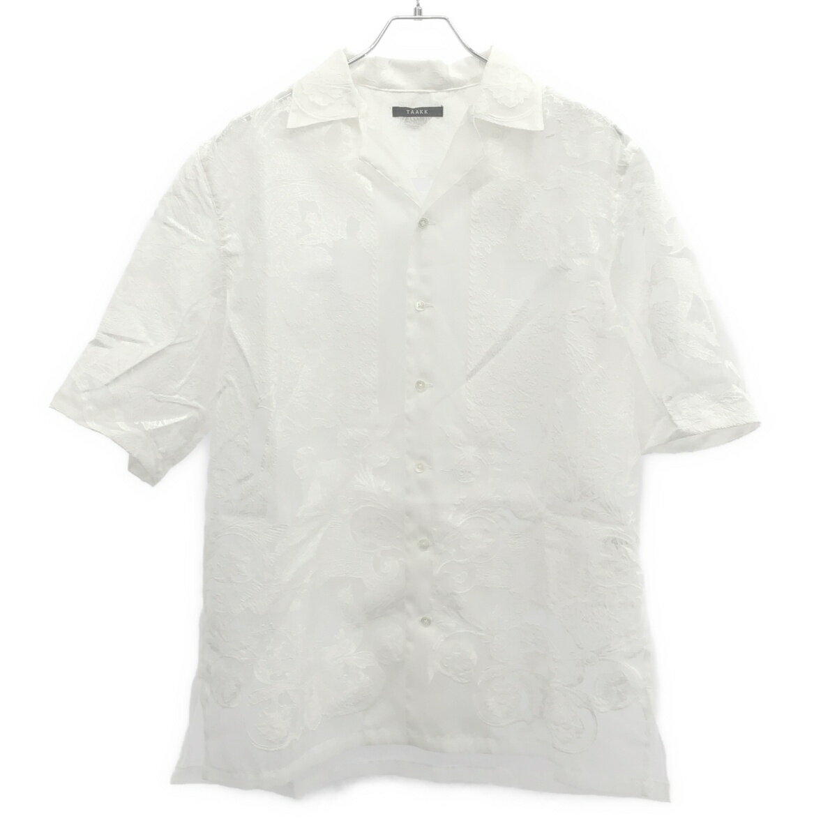 TaaKK ターク 25SS OPEN COLLAR SHIRTS ショートスリーブオープンカラーシャツ TA25SS-SH036 ホワイト 2 【中古】 ITZ2CRA01PO0
