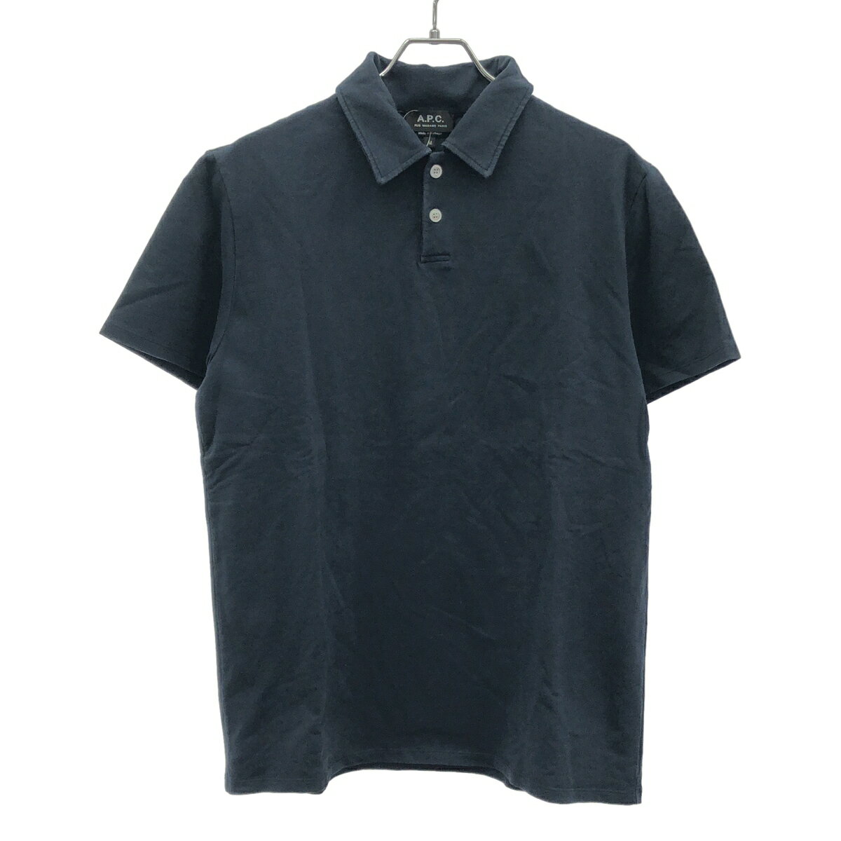 A.P.C アーペーセー ポロシャツ ネイビー M 【中古】 ITBRGRIFDCG0(4.0)