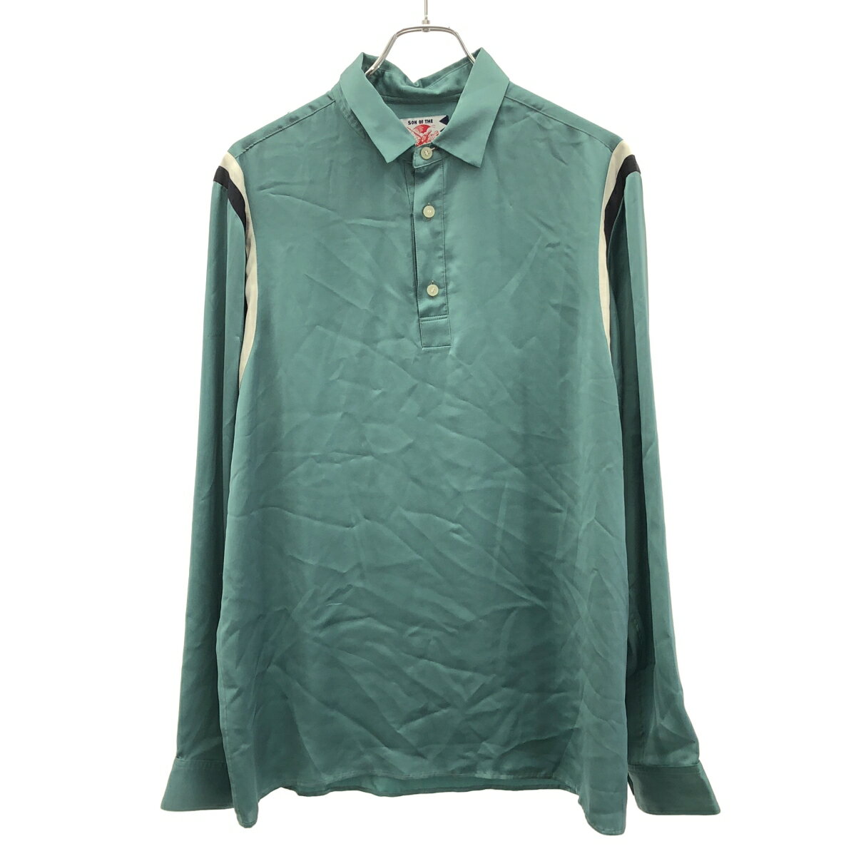 SON OF THE CHEESE サノバチーズ BUY ME SHARTS プルオーバーシャツ SC1610-SH06 グリーン L 【中古】 ..