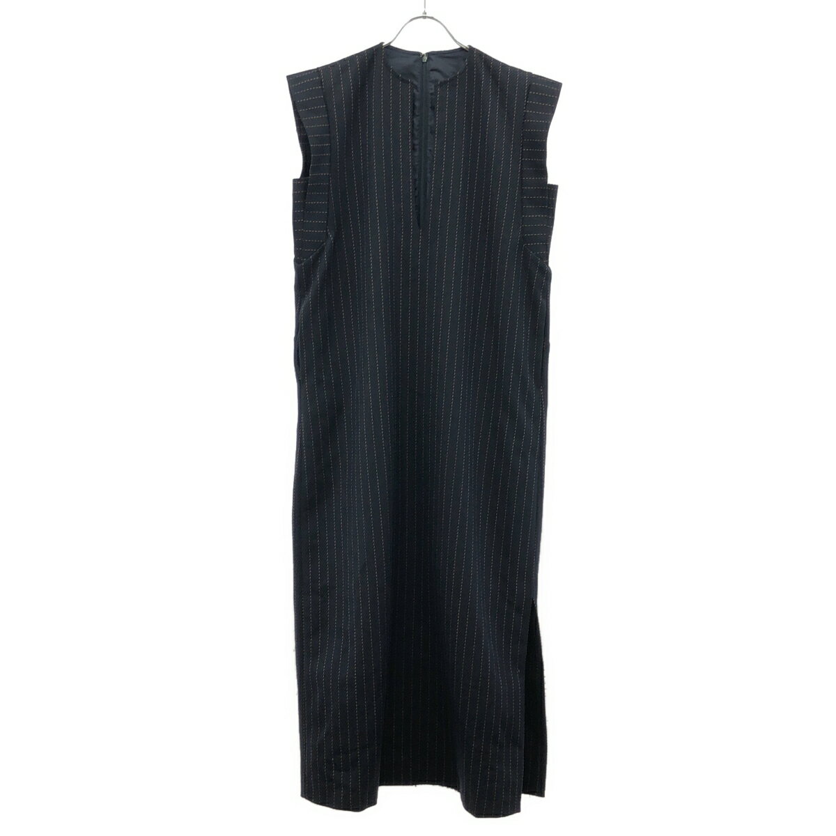 STUNNING LURE スタニングルアー チョークストライプワンピース 112790042200 ネイビー 0 【中古】 IT2..