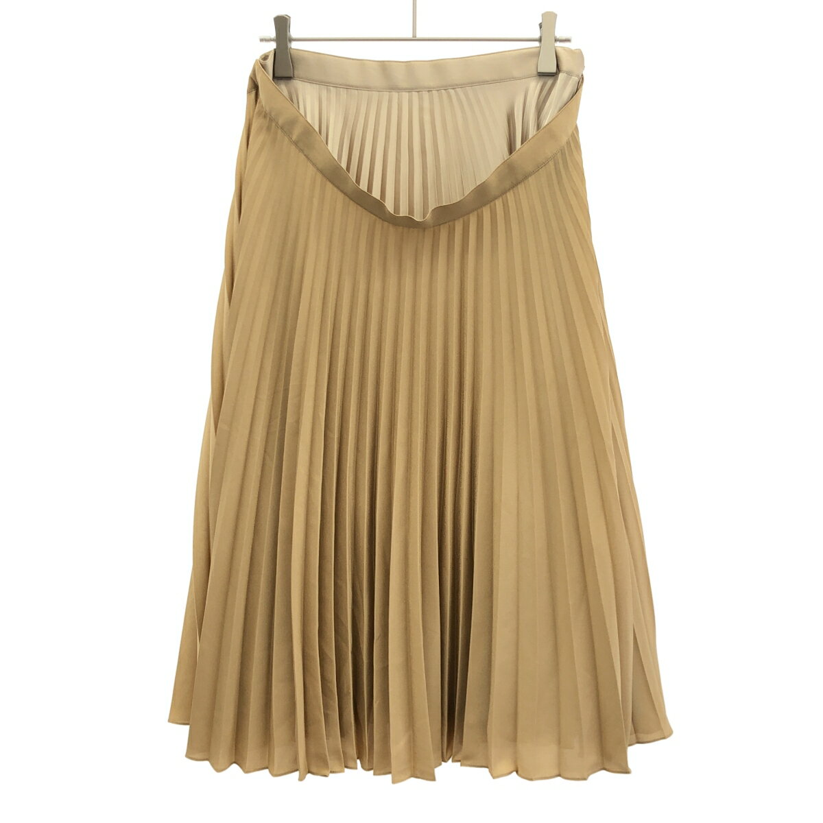 BURBERRY バーバリー レイヤードプリーツスカート 4560875 ベージュ 38 【中古】 IT8CCSWXBANI