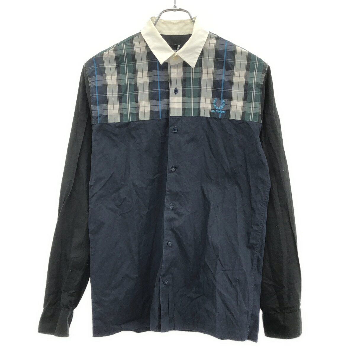 RAF SIMONS �� FRED PERRY ��ե���� �� �ե�åɥڥ꡼ �ɥå��󥰥��󥰥��꡼�֥���� SM5261 �ͥ��ӡ��ߥ֥�å� 36 ����š� ITA3WT0H39PS