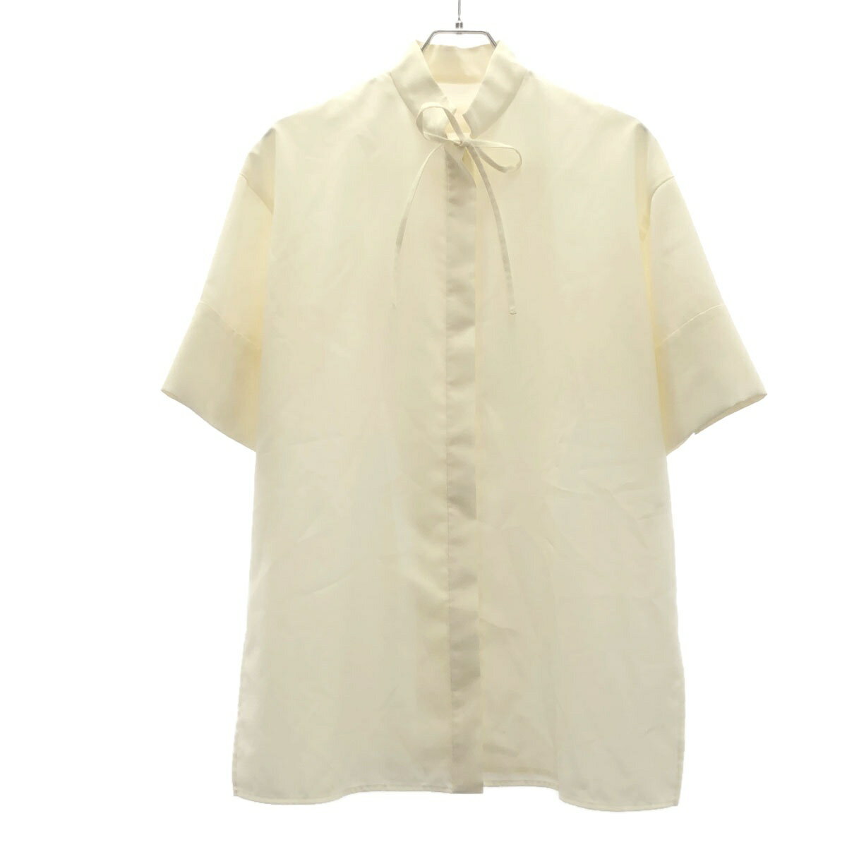 Polo Shirt - Ameri アメリ MEDI BACK SLIT OVER SHIRT スリットシャツ 02310480430 アイボリー F 【中古】 ITIKNIJOVGWY