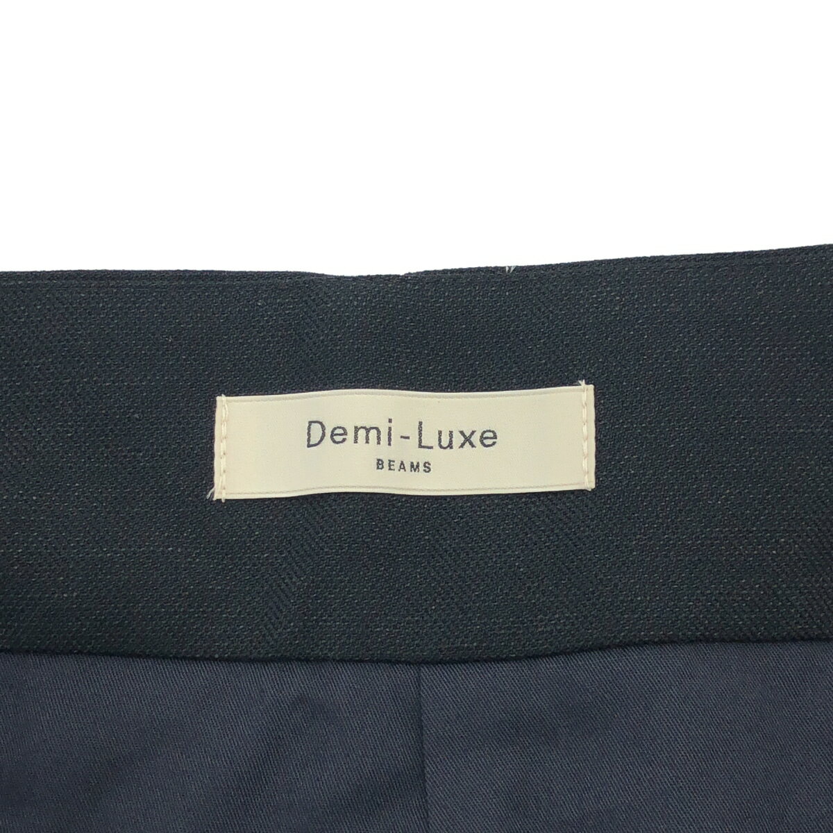 Demi-Luxe BEAMS デミルクス ビームス リネン混 キャミソールベスト 64-06-0154-152 ブラック 38 【中古】 ITXRQXXXI2ZU