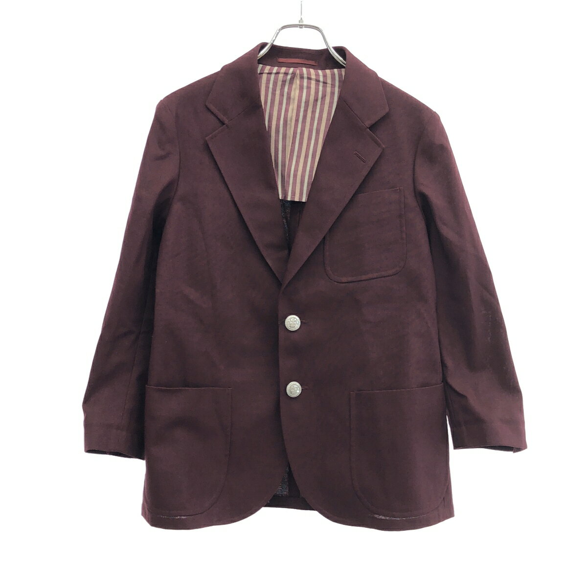 The Stylist Japan ザ スタイリスト ジャパン ホップサック3ピースセットアップスーツ バーガンディ XS 【中古】 ITK726TCTMQO