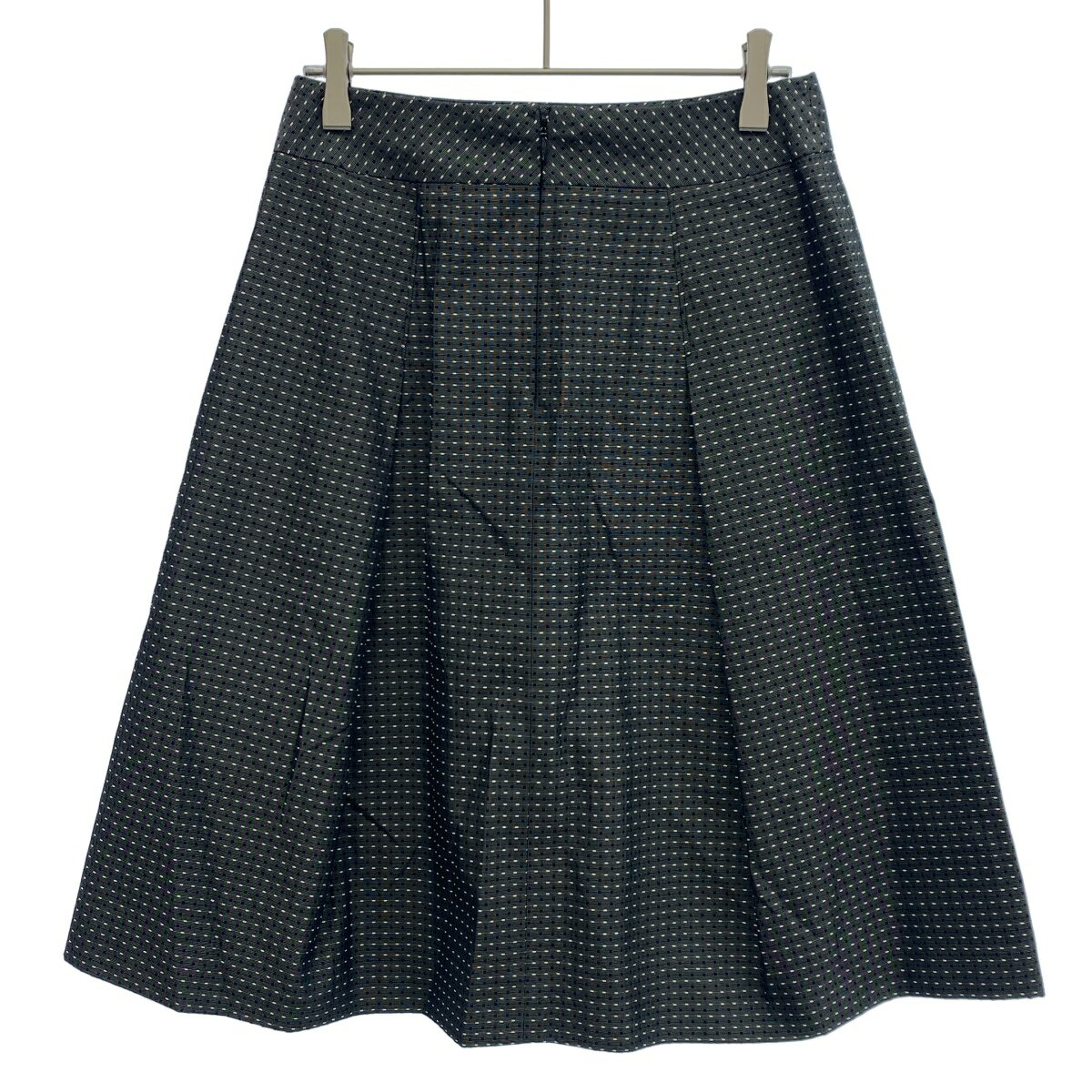 LANVIN COLLECTION ランバン コレクション ペプラムドットセットアップスーツ チャコール 38 【中古】 ITXAY5W7HXNE