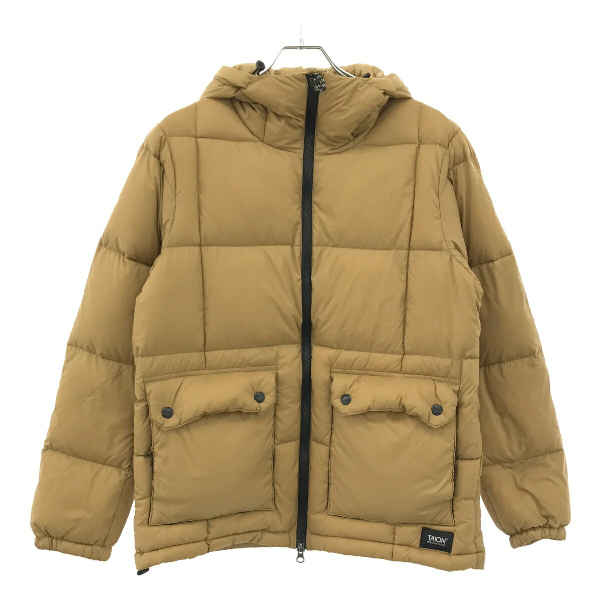 TAION タイオン ダウンジャケット ベージュ XS 【中古】 ITBNOKEUV66G
