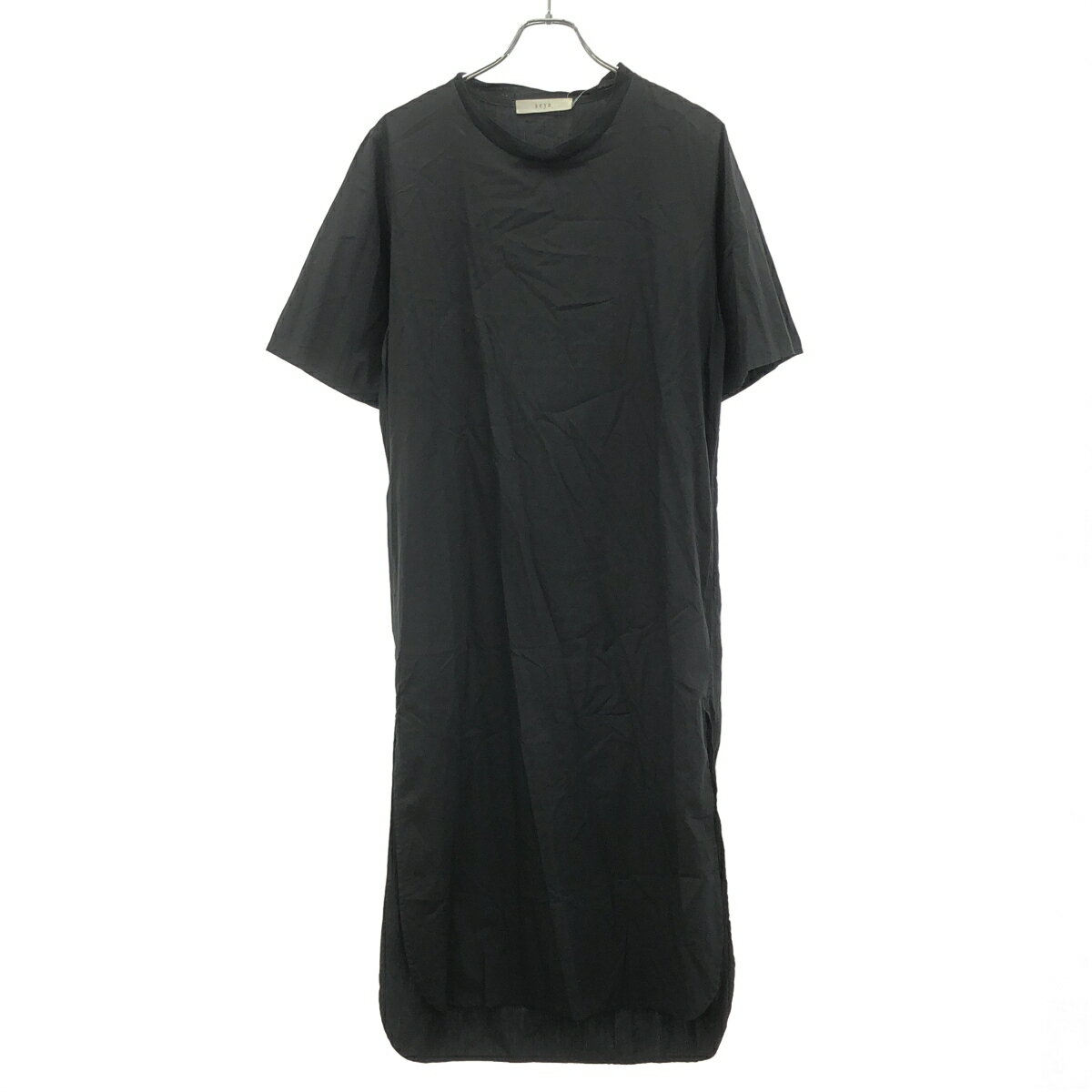 Seya セヤ コットンシルクワンピース 8663-343-0025 ブラック XS 【中古】 IT7Z98LM7TPZ
