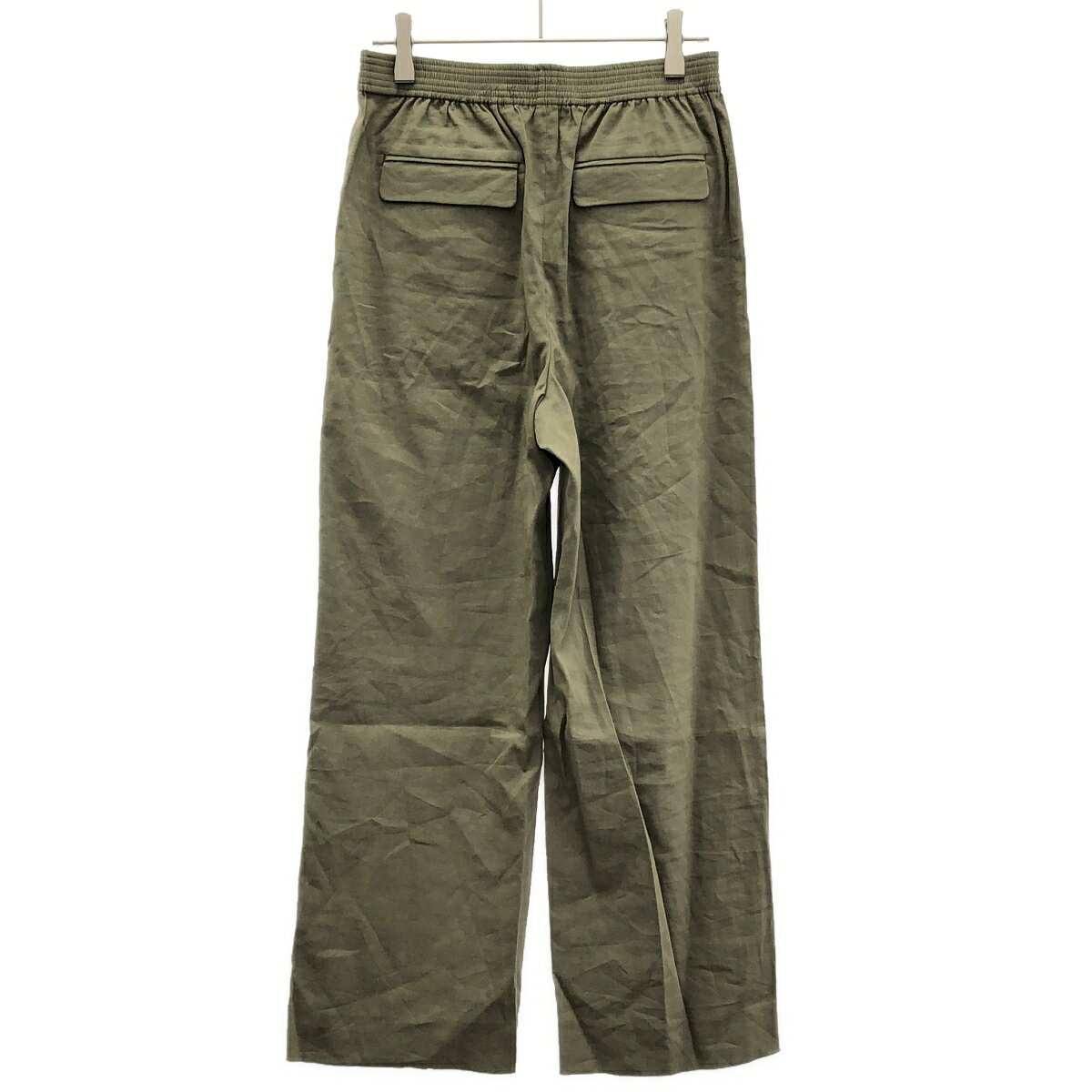 MODESCAPE 楽天市場店のUNITED ARROWS ユナイテッドアローズ クロップド イージーパンツ 1514-162-5315 カーキ 38 【中古】 ITQJENNEN6DK｜アングル2