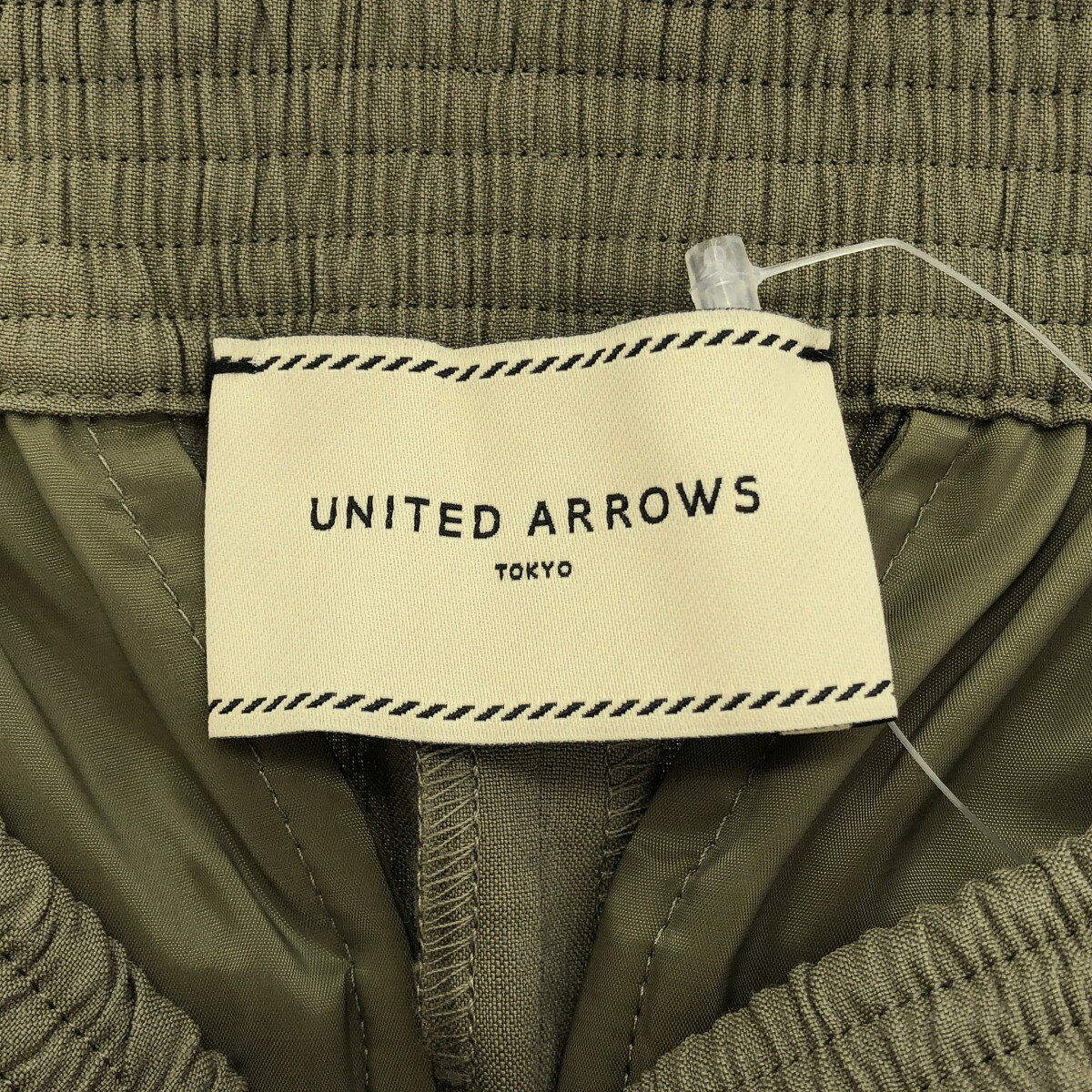 MODESCAPE 楽天市場店のUNITED ARROWS ユナイテッドアローズ クロップド イージーパンツ 1514-162-5315 カーキ 38 【中古】 ITQJENNEN6DK｜アングル3