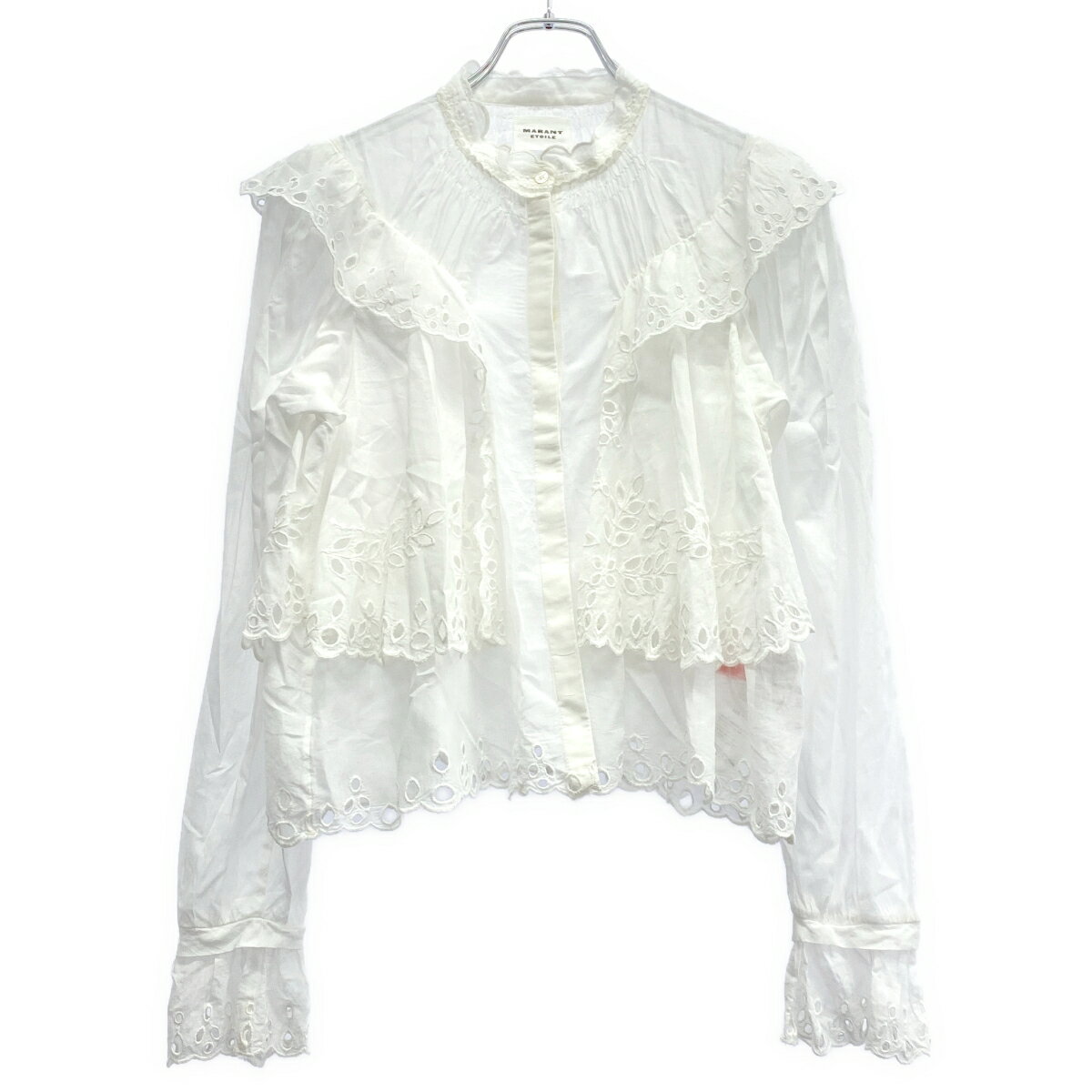 希少美品✨イザベルマランエトワール　フリルレース￼　花柄　ブラウス 希少美品✨イザベルマランエトワール フリルレース￼ 花柄