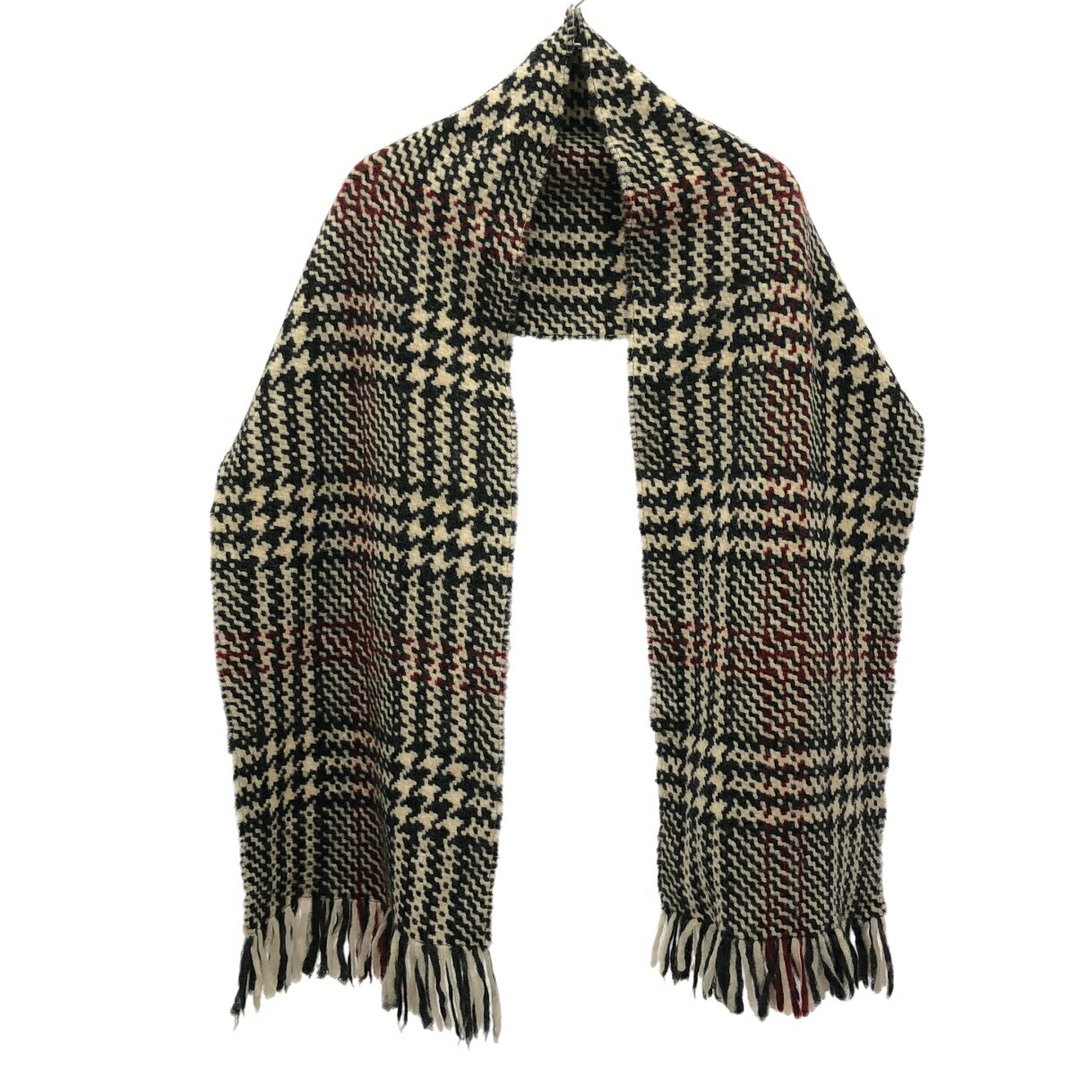 Faliero Sarti ファリエロサルティ ハウンドトゥースチェック マフラー ミックス 【中古】 ITVHQK2AARJW