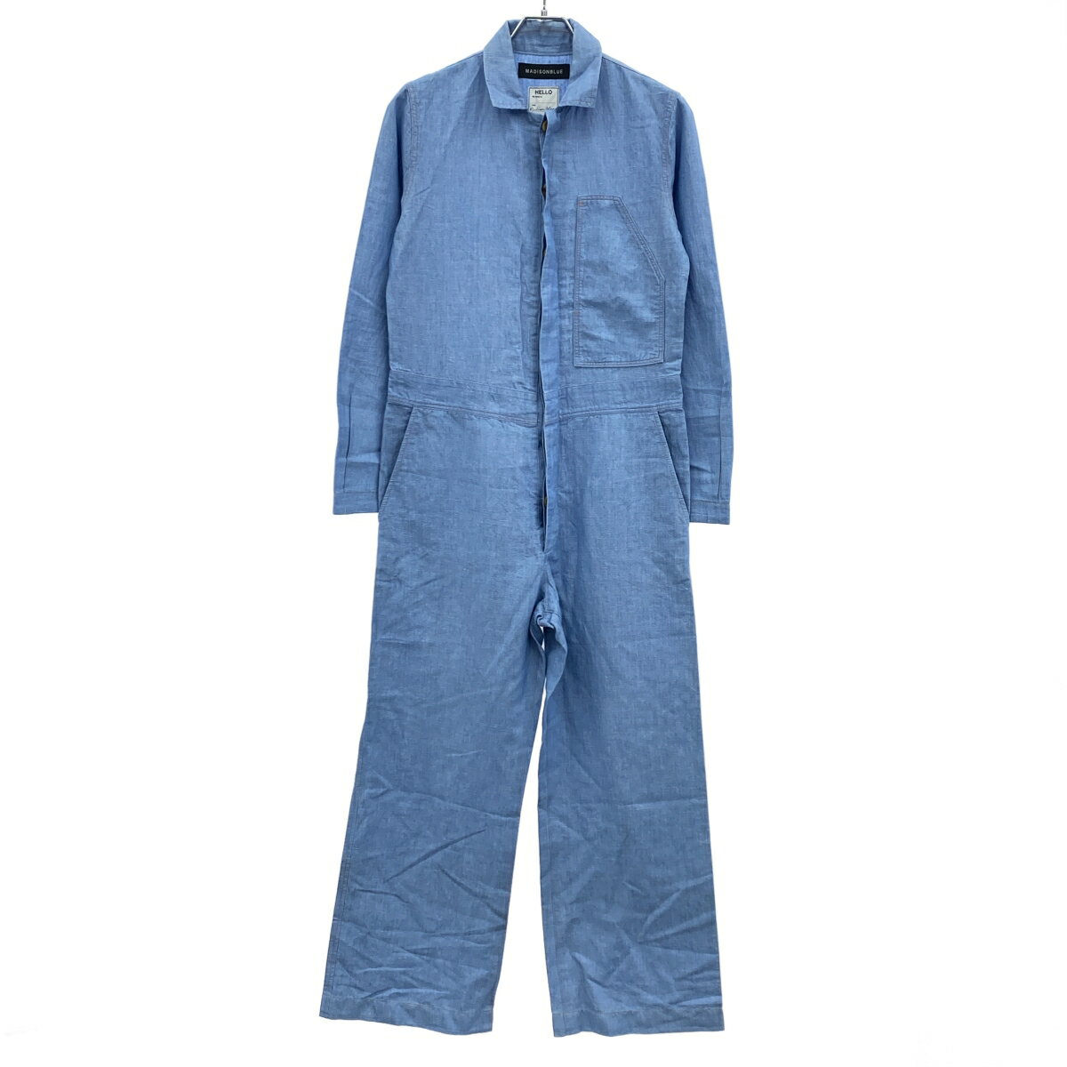 新品タグ付　定価147400円　マディソンブルー　ミリタリーオールインワン　麻 楽天市場】マディソン ブルー（オールインワン・サロペット