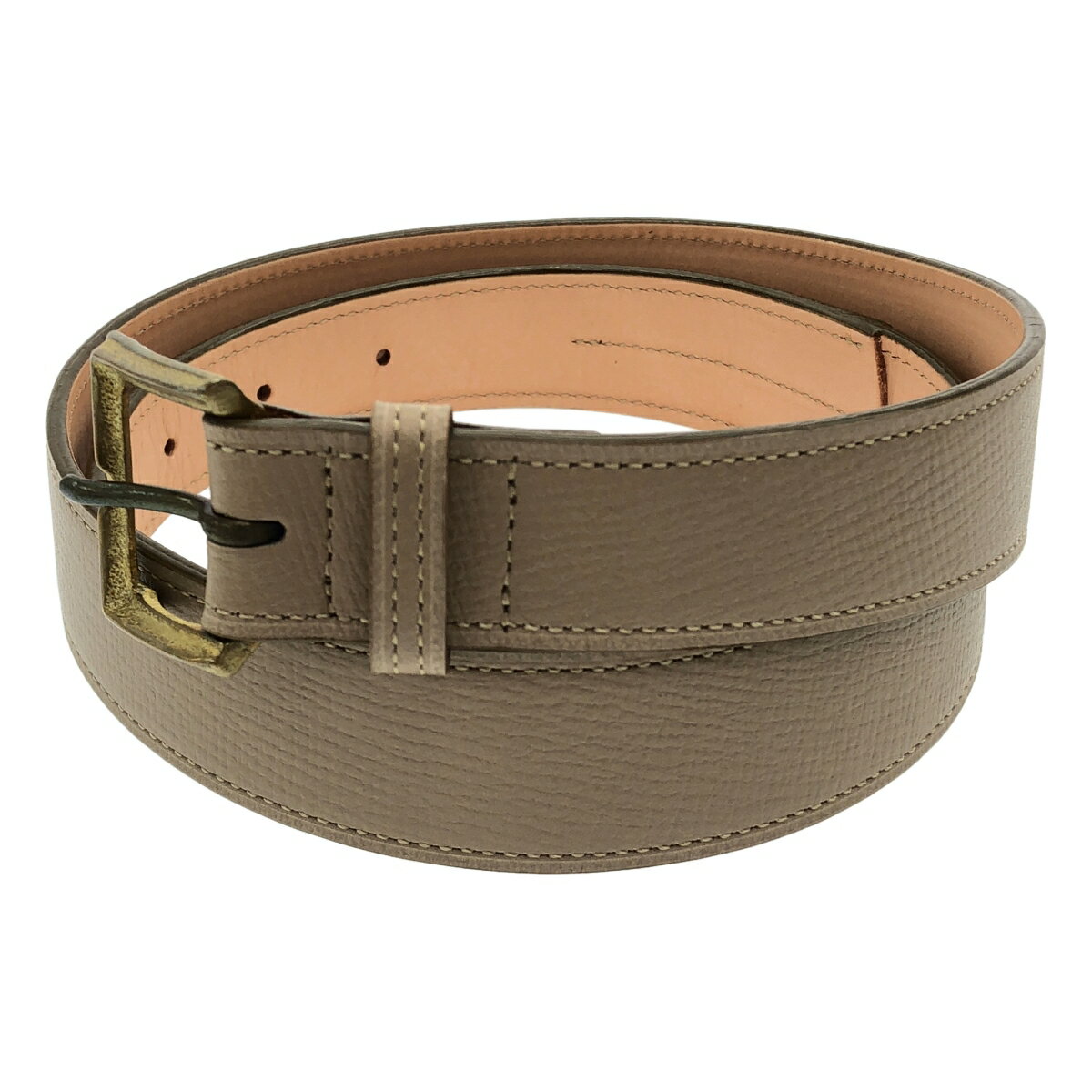 forme フォルメ Dress Jodhpurs belt ILCEA スクエアバックルレザーベルト flp-29 トープ S 【中古】 ITRXV6OFYLOO