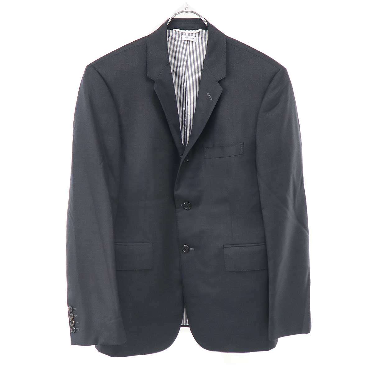 THOM BROWNE トム ブラウン ウールツイルクラシックジャケット&スラックスパンツ セットアップスーツ MSC001A-00626015 グレー 2 【...