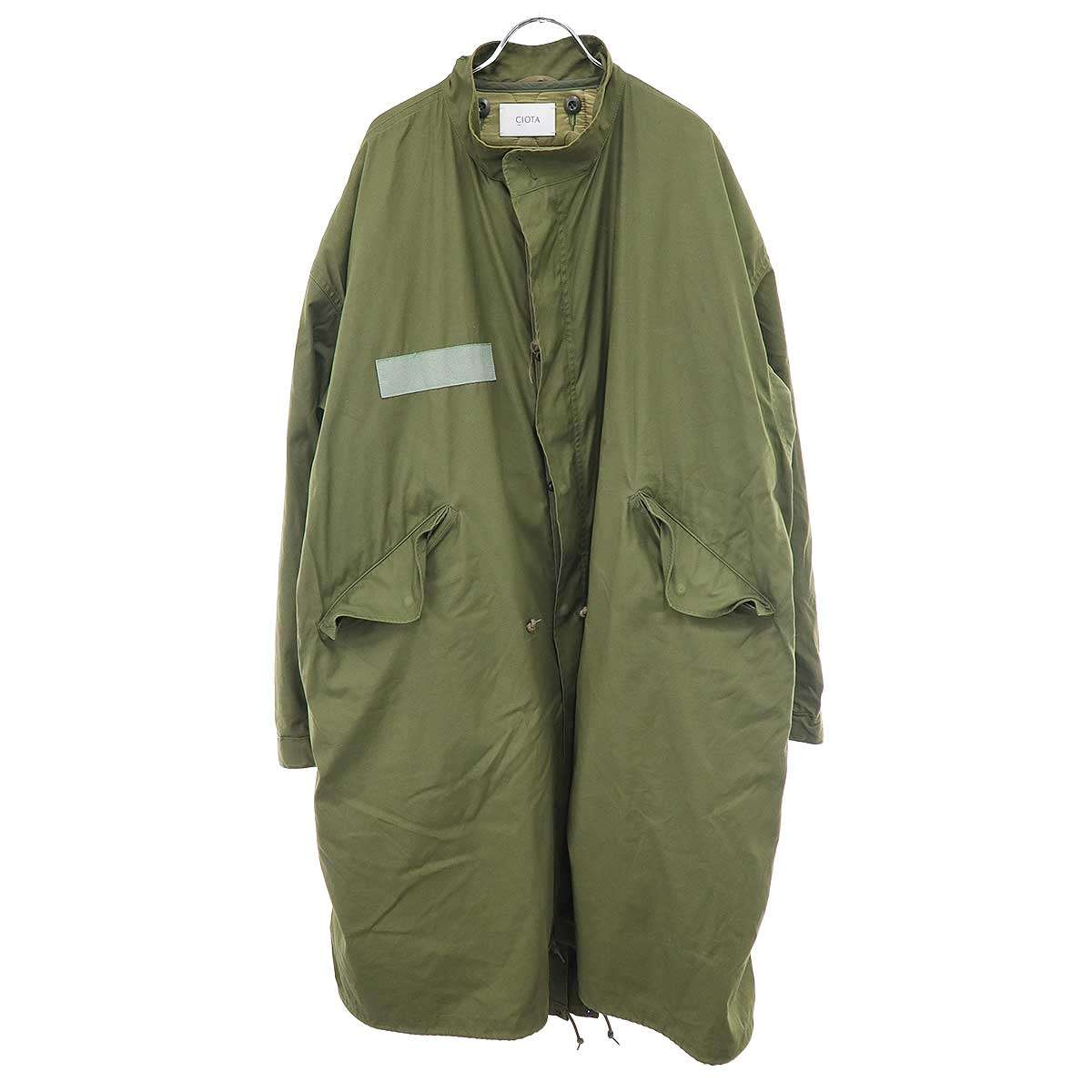 CIOTA シオタ スビンコットン ナイロンオックス M65 フィッシュテールパーカー コート BZLM-101M カーキ 6 【中古】 ITJJH6F72IB4