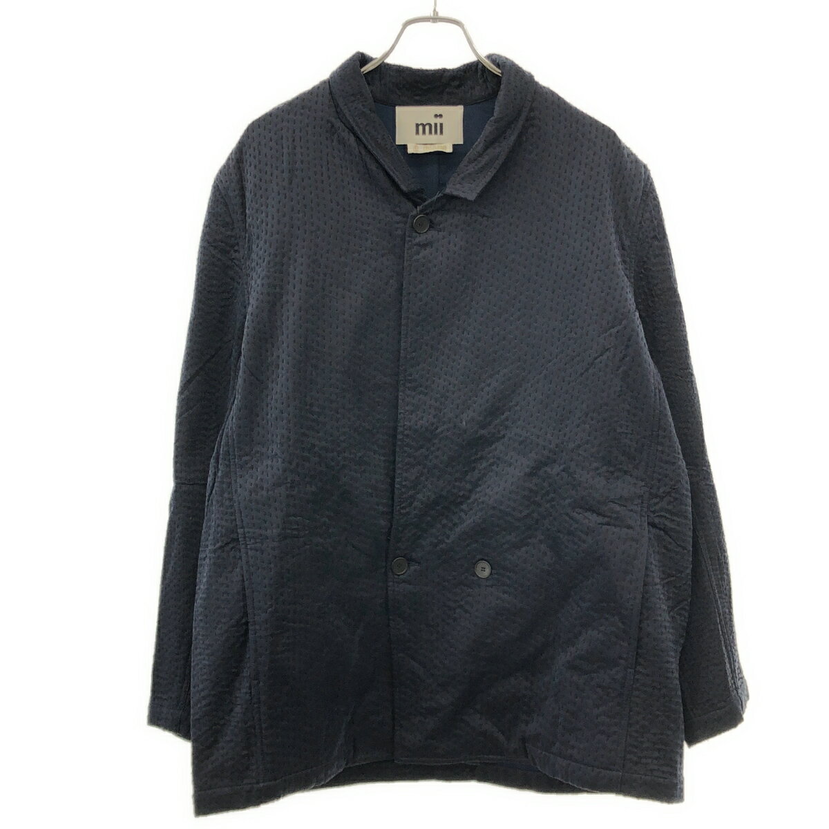 Rakuten - mii collection ミーコレクション MARINE ステッチジャガードジャケット ネイビー S 【中古】 ITHWBRTXIWD8