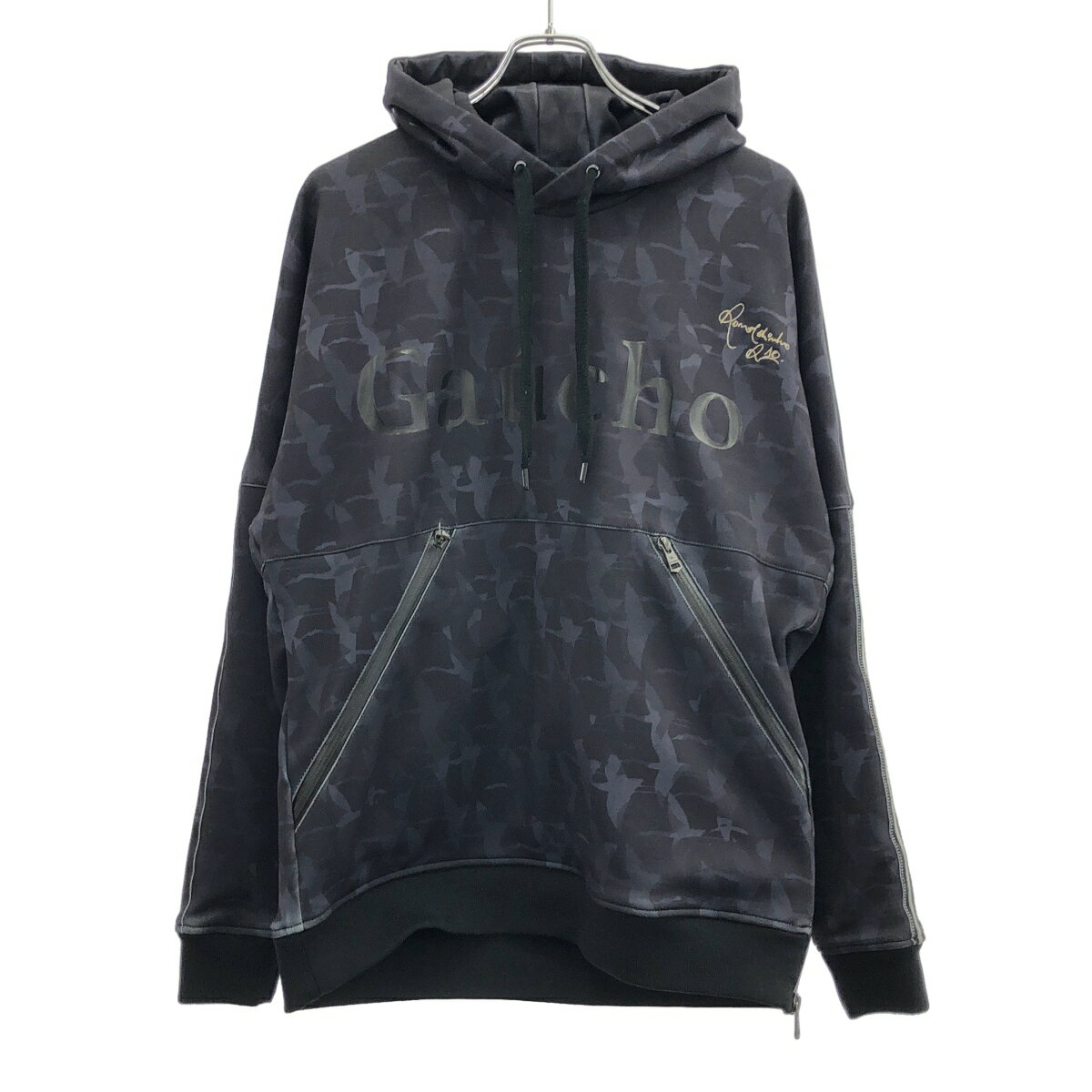 1PIU1UGUALE3 × R[ONE] Ronaldinho ウノ ピゥ ウノ ウグァーレ トレ×ロニー ロナウジーニョ プリントカモフラジャージーパーカー RONE0..