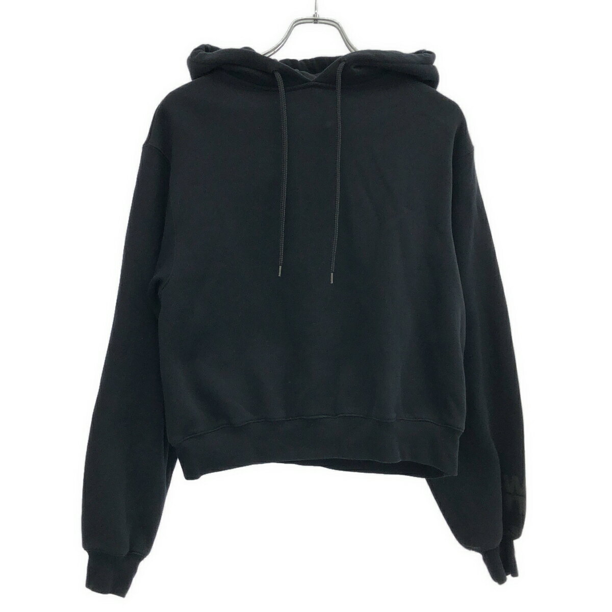 乐天商城 - ALEXANDER WANG アレキサンダーワン ストラクチャードテリーオーバーサイズスウェットパーカー ブラック XXS 【中古】 ITUGXG3BFP0U