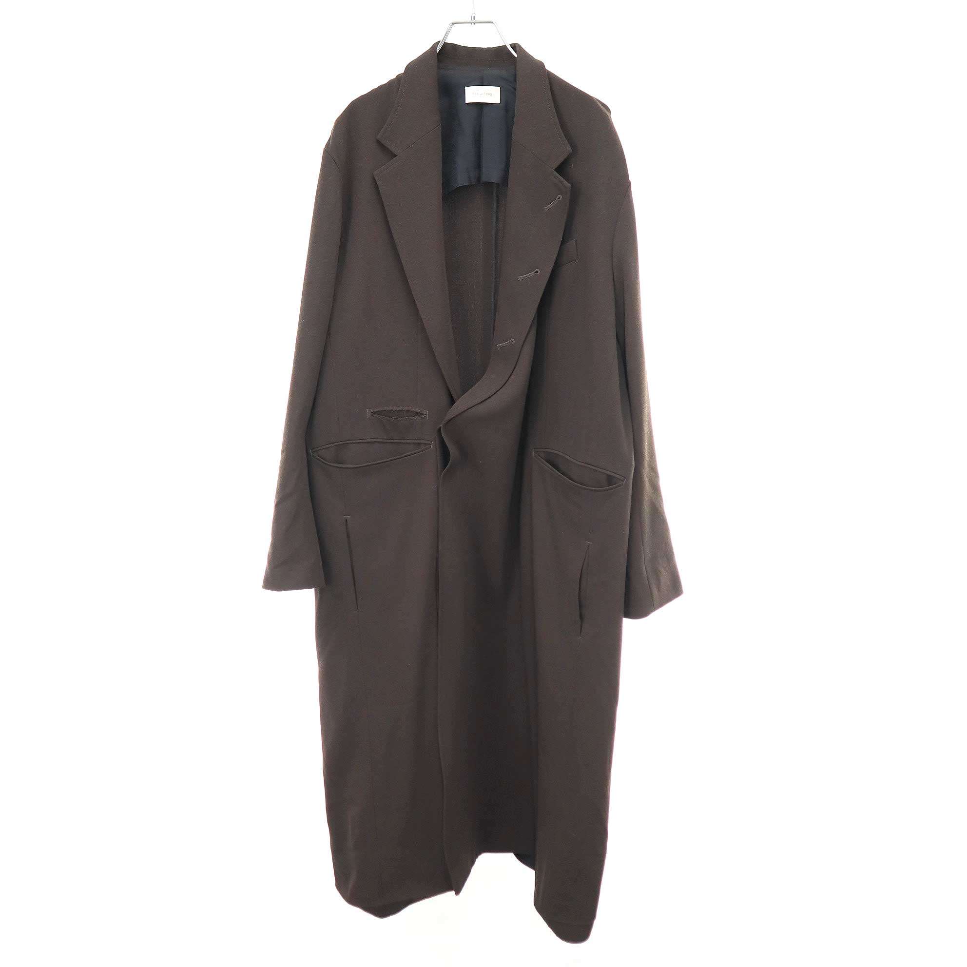 BED J.W. FORD ベッドフォード 25SS Wool Double-Breasted Coat ウールダブルブレストコート 25SS-B-CT02 ブラウン 1 【中古】 IT66YK2Z9IK9