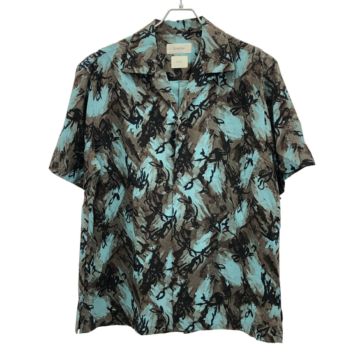 Ernie Palo アーニー パロ 22SS BIOTOP別注 総柄ショートスリーブシャツ EP03BI0SH01 ブルー系 48 【中古】 ITO4MNBIBZO8