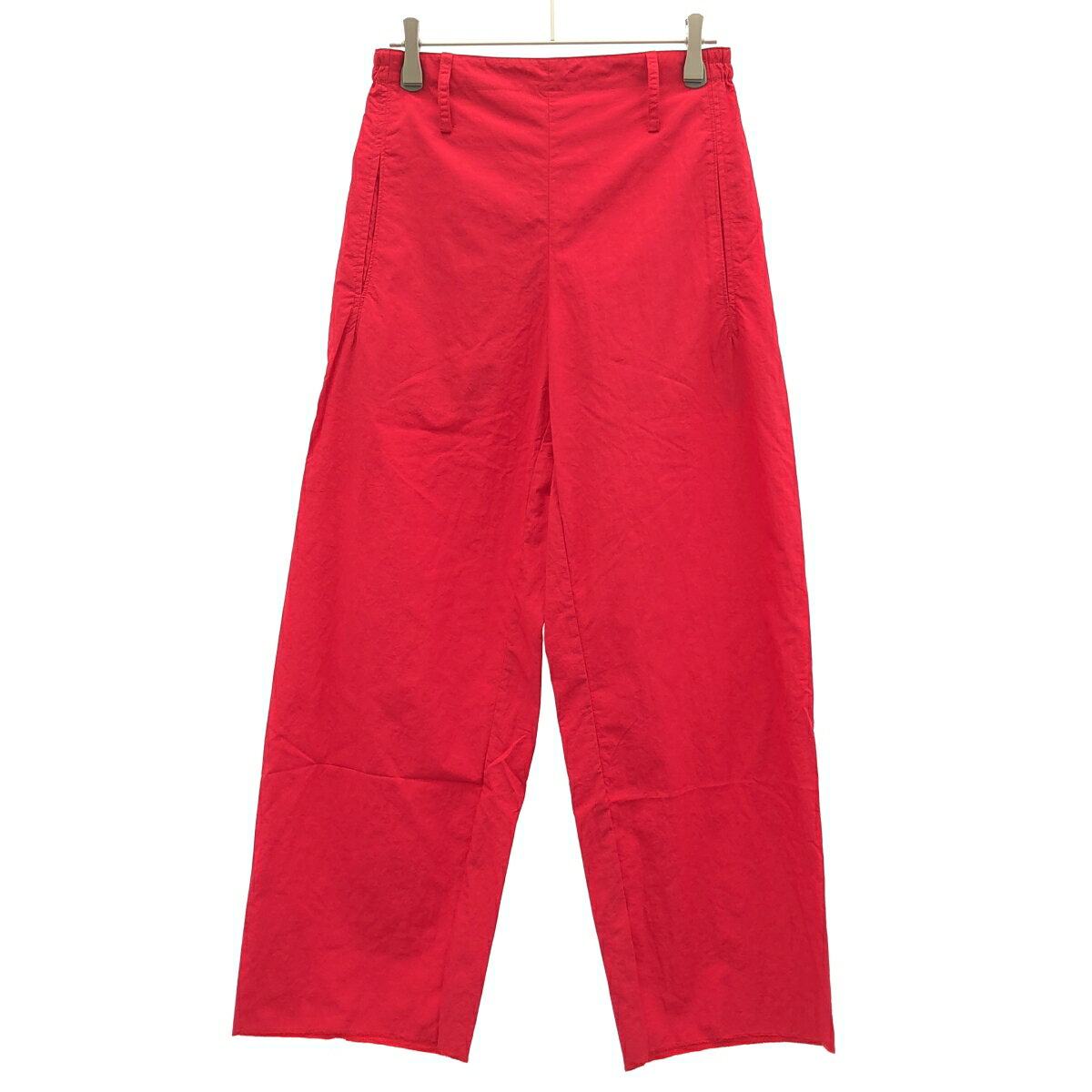 TODAYFUL トゥデイフル 22SS Washer Seamless Pants ワッシャーシームレスパンツ 15110720 レッド系 36 【中古】 ITK2MIM5QUQK(4.0)