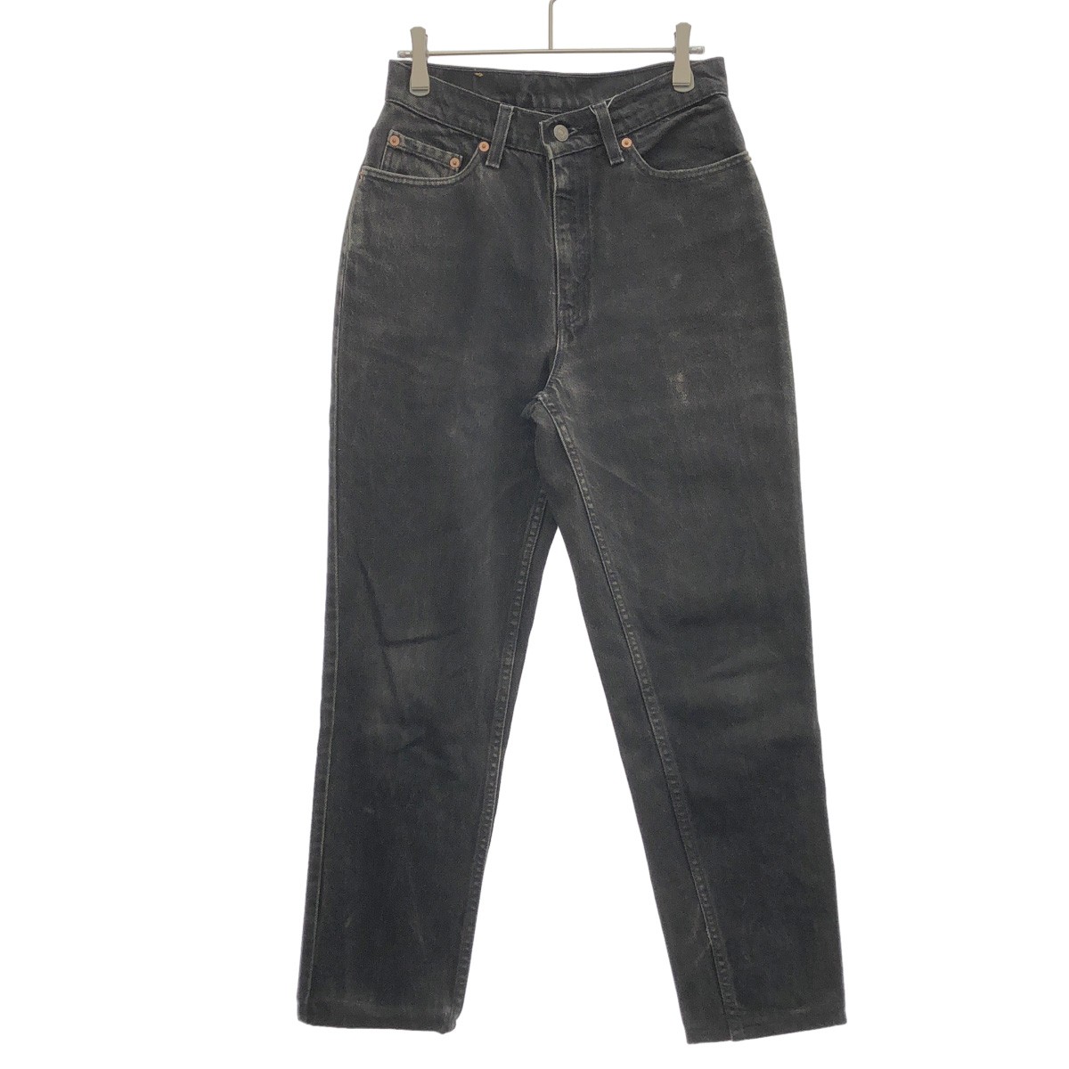 Levi’s リーバイス 90s 先染めテーパードデニムパンツ 17512-0260 ブラック 9M 【中古】 ITLBRE17R8CG(4.0)