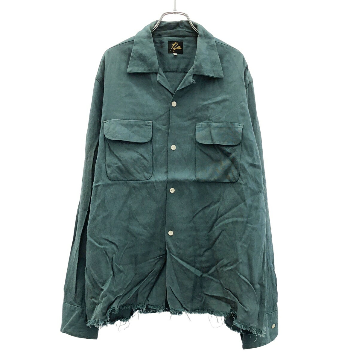 楽天市場】オープンカラーシャツ 中古（カラーブルー）（トップス