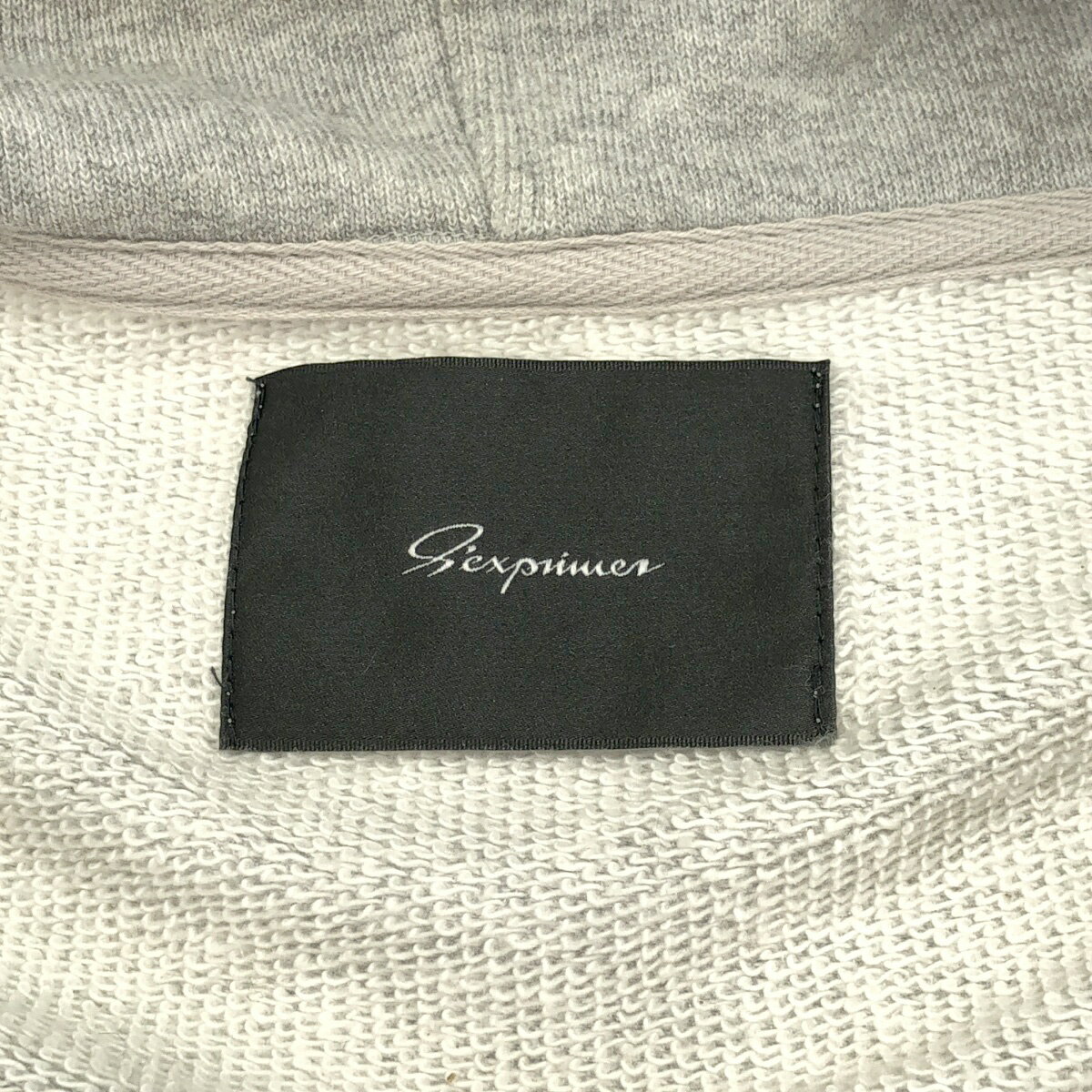 s'exprimer セクスプリメ ジップアップスウェットパーカー グレー 44 【中古】 IT97FYDJUHBK