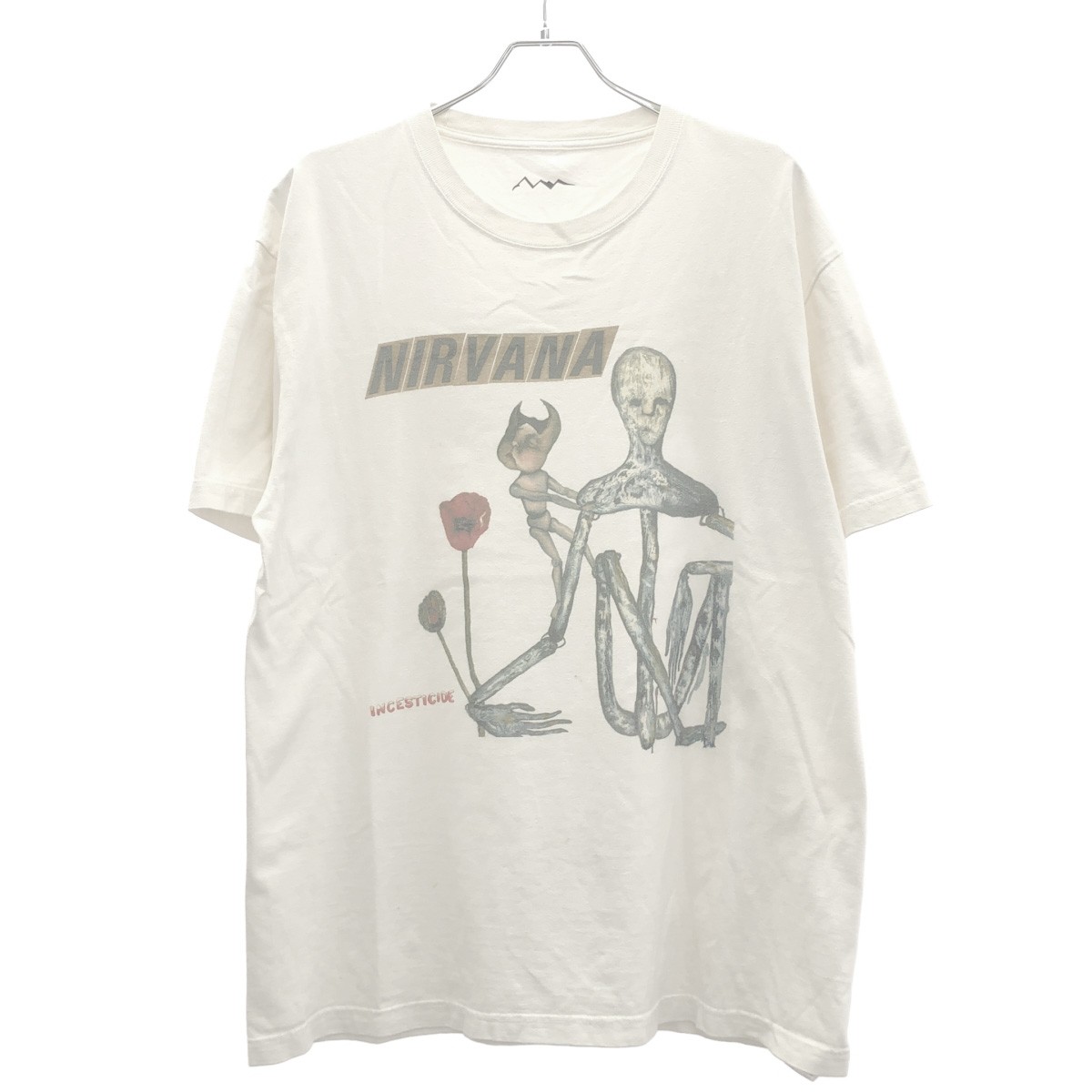 MANASTASH マナスタッシュ NIRVANA INCESTICIDE S/S TEE プリントTシャツ 7925934009 ホワイト L  ITL0M7EEN5C4