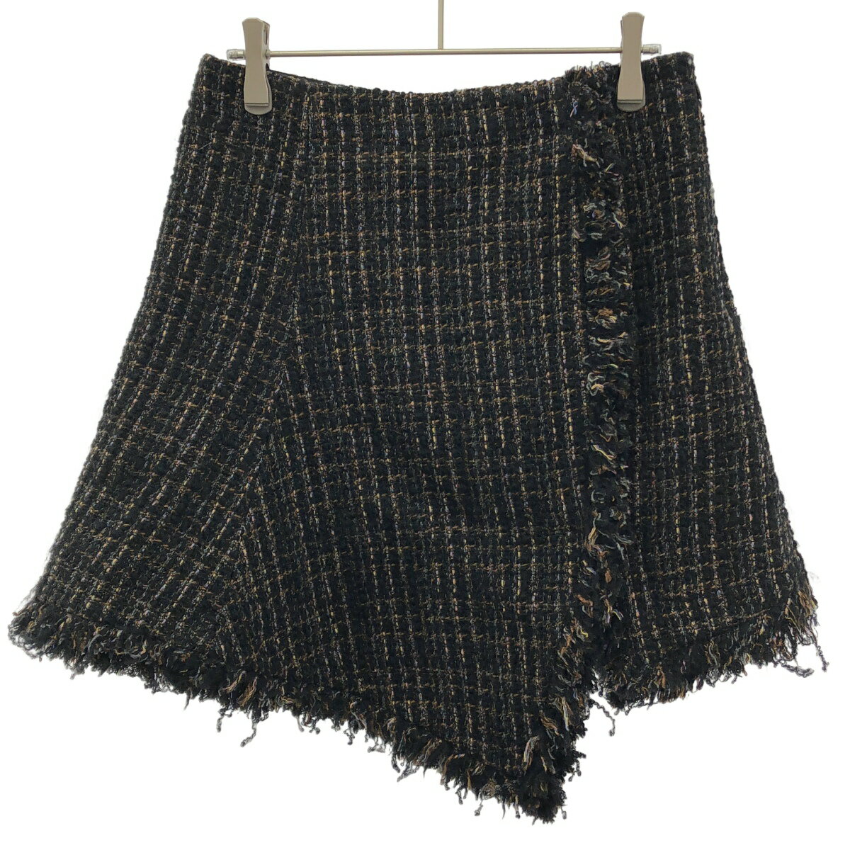 Rakuten - sacai サカイ 24AW Tweed Skirt ツイードスカート 24-07445 ブラック 1 【中古】 IT1JH69764LI