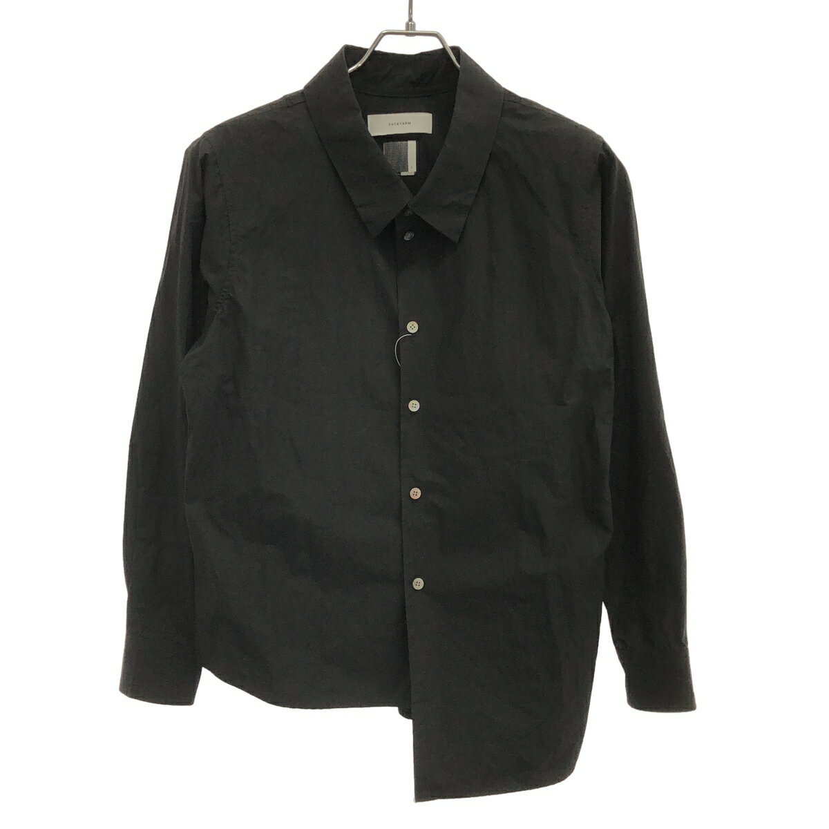 FACETASM ファセッタズム ドット　フリルシャツ　日本製 M28 FACETASM - WRINKLE CRUSHED ZIP SHIRT / リンクルクラッシュジップ