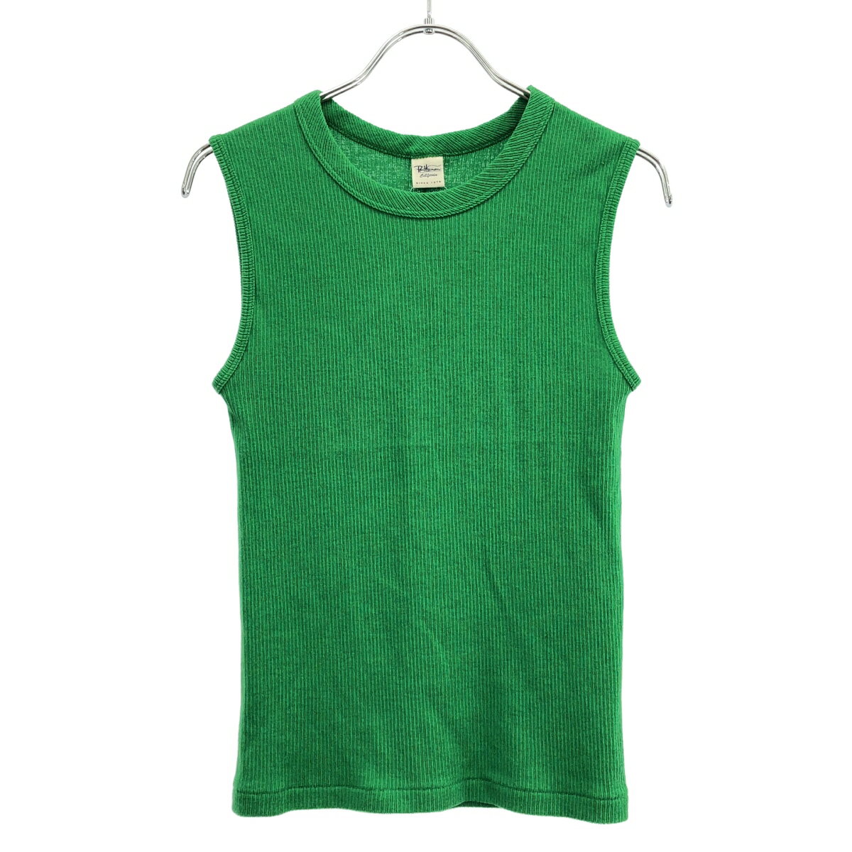 Ron Herman ロンハーマン リブニット タンクトップス 3910900865 グリーン XS 【中古】 IT865XT2GZI2