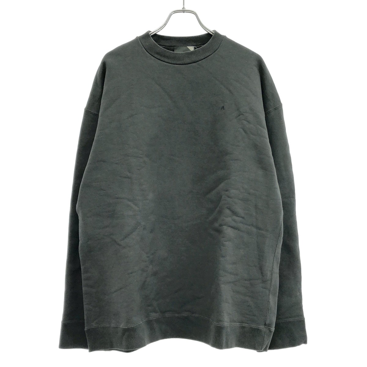 Rakuten - ATON エイトン NATURAL GARMENT DYE URAKE スウェットプルオーバー 6967379 チャコールグレー 06 【中古】 ITMP95E94X18