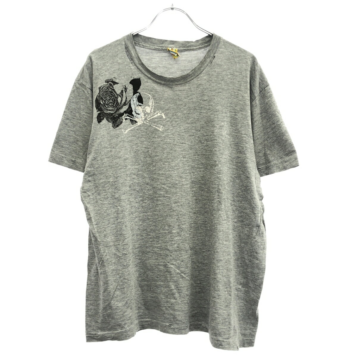 Libertine リバティーン スカルプリントTシャツ グレー 【中古】 IT38ILAHSGRO