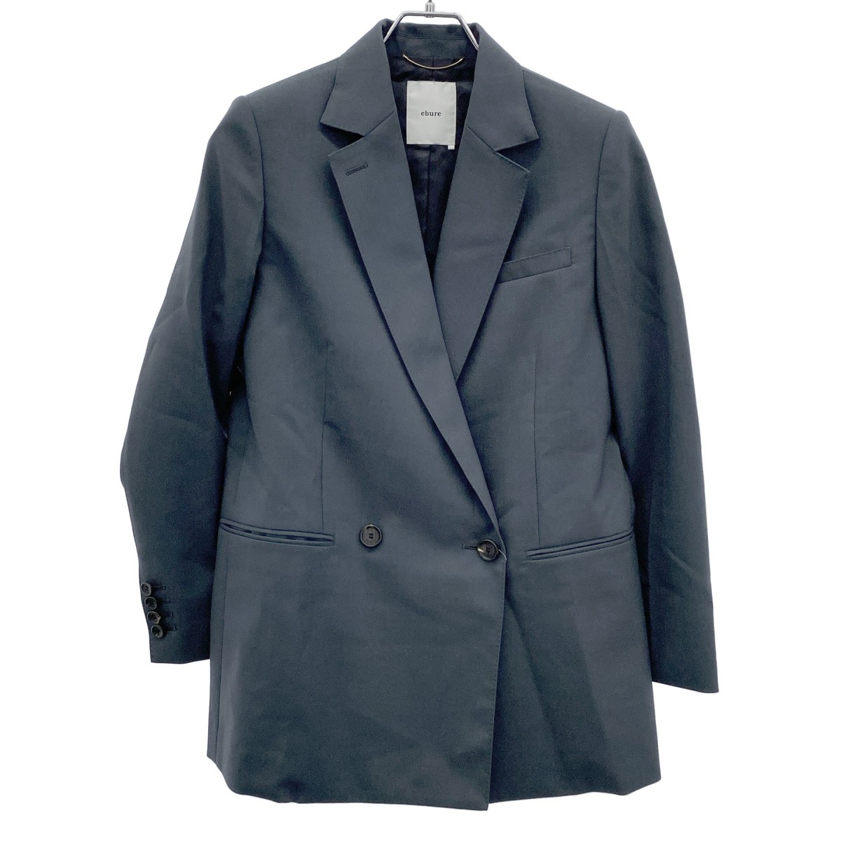 Pants Suit - ebure エブール 21SS ダブルテーラードジャケット&スラックスパンツ セットアップ 3310400109/3310600295 ブルー 36 【中古】 ITYDQNAGJIX7