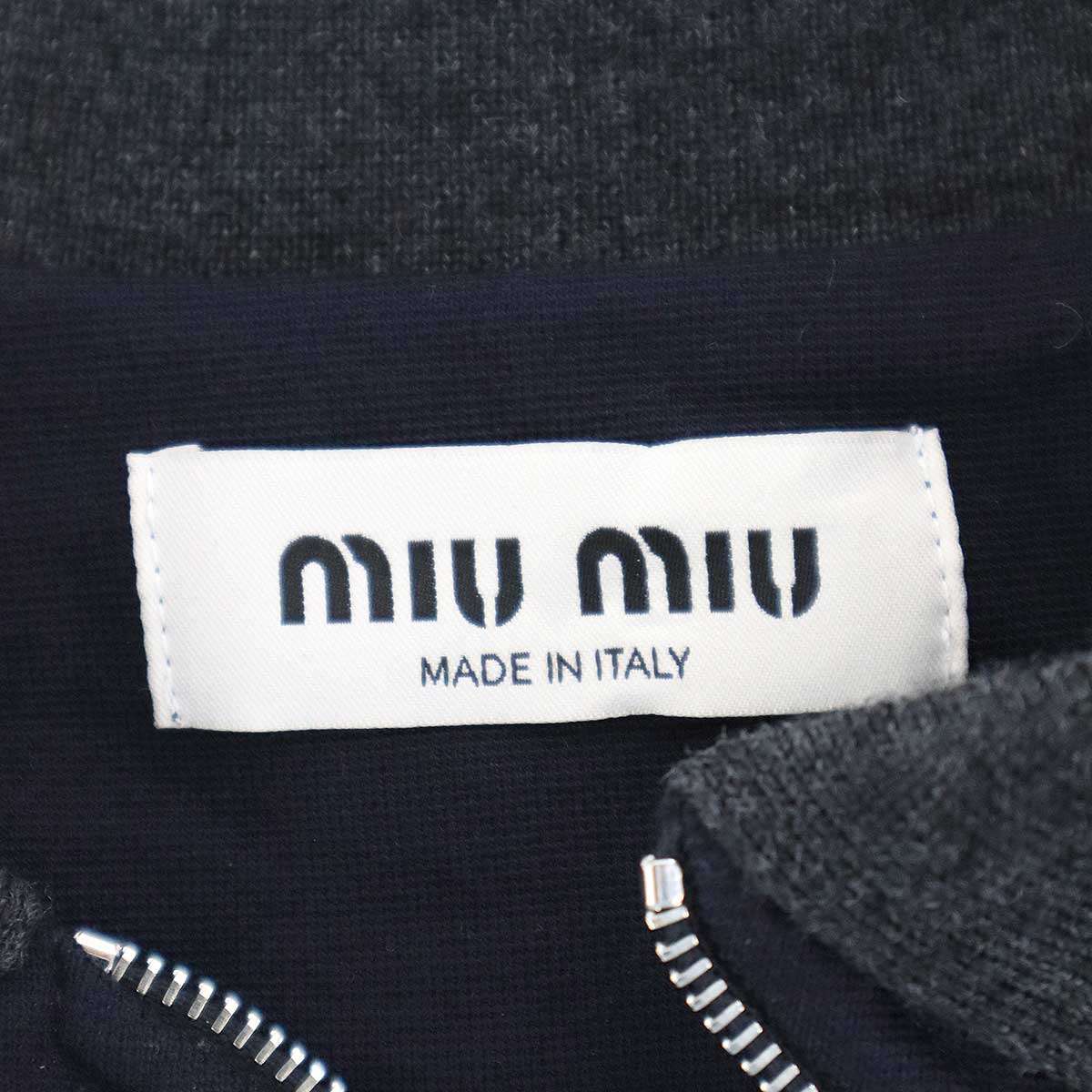 miu miu �ߥ奦�ߥ奦 25AW ���åѡ� �������åȥ���� MJLA01 18FX ���졼 XS ����š� IT0T76CW8M5S