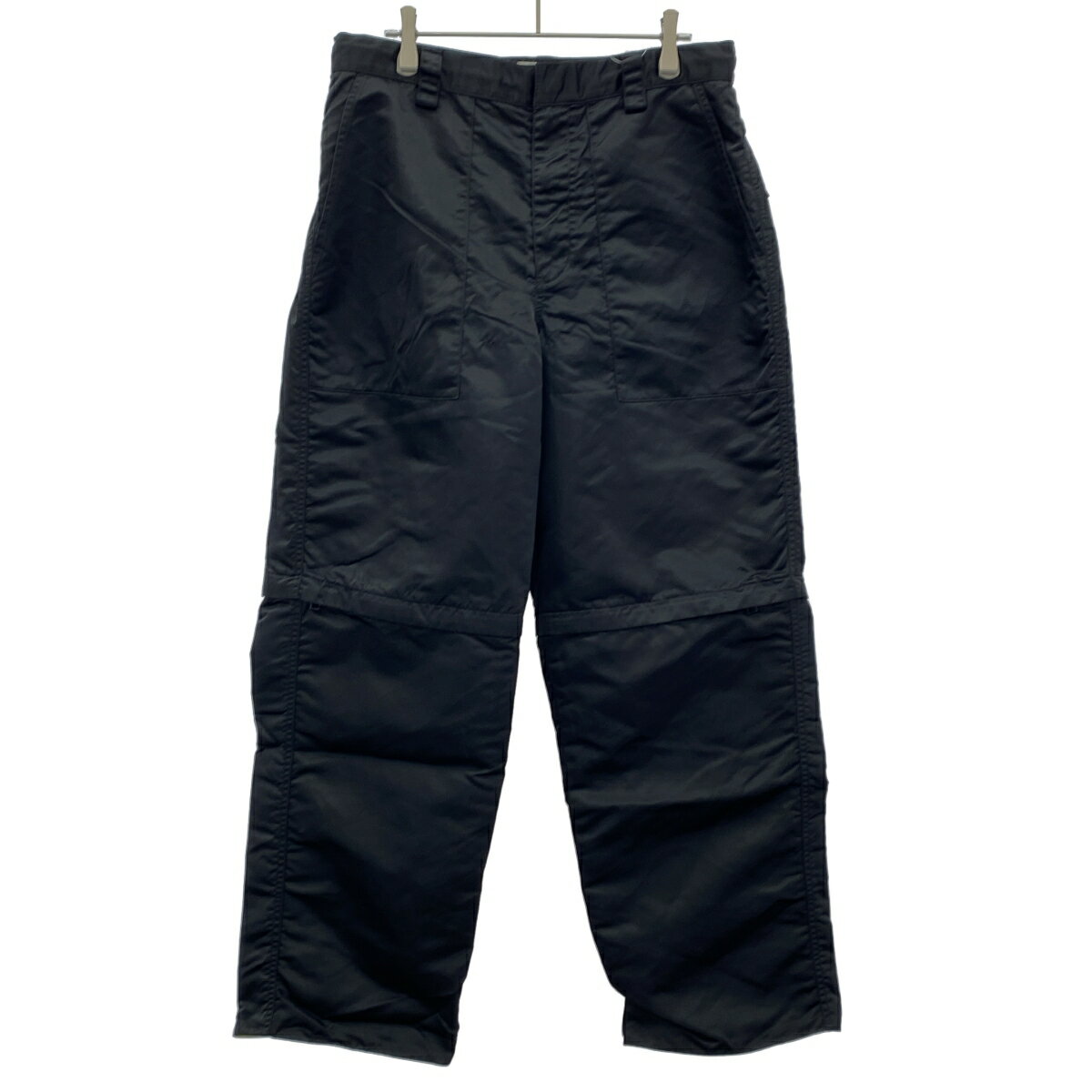 AMBUSH アンブッシュ 2WAY ナイロンパンツ 12113300 ブラック 48 【中古】 IT7Q9MBXER4K