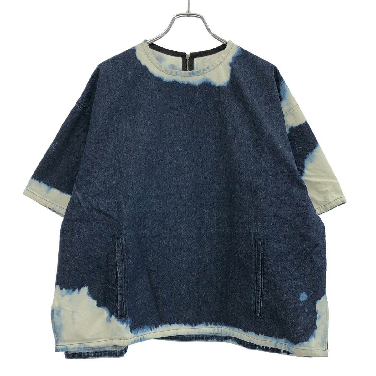 Rakuten - ANCELLM アンセルム BLEACH DENIM SS SHIRT ブリーチデニムショートスリーブシャツ ANC-SH09-A インディゴブルー OS 【中古】 ITG0HIUIYXIK