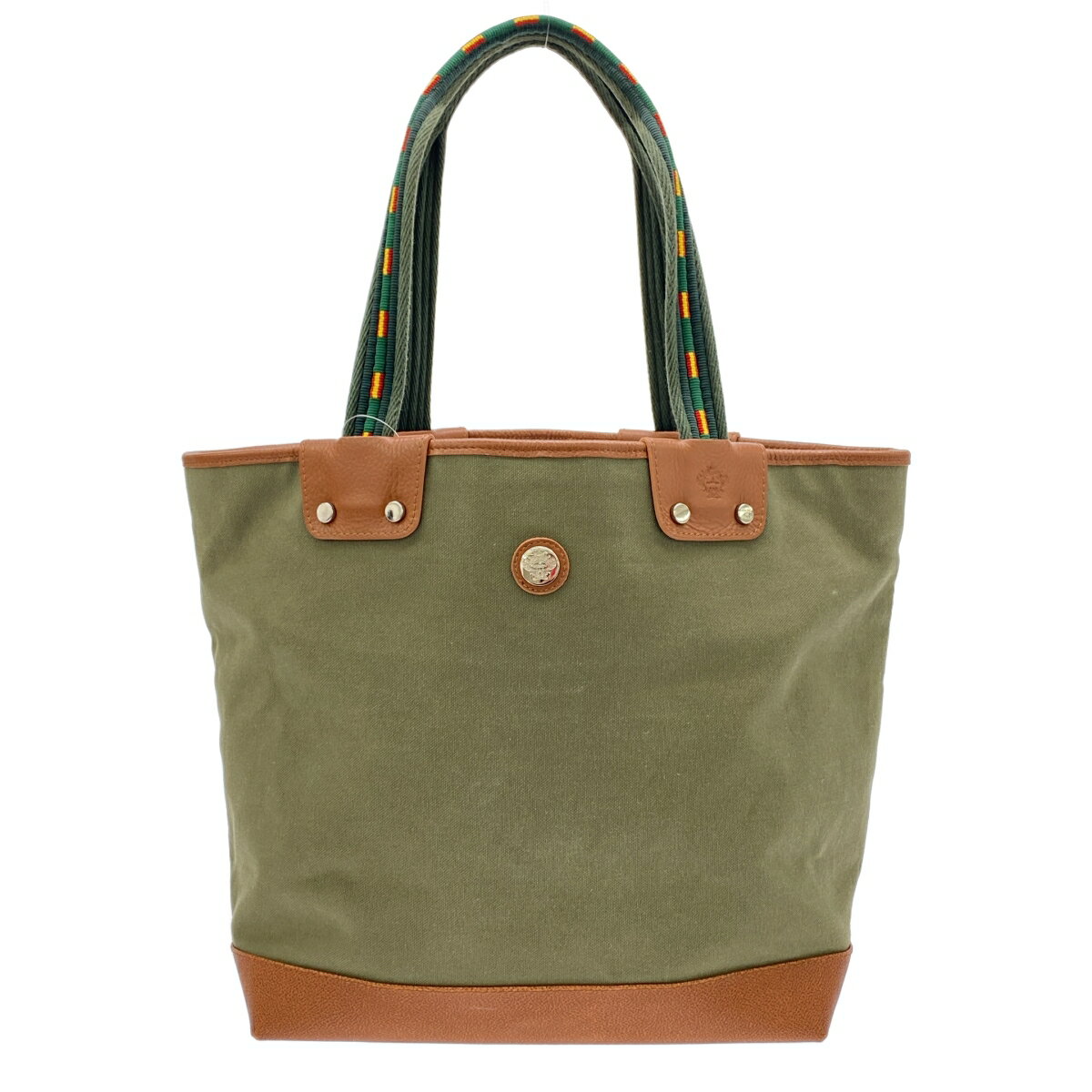 ペ*イ様 ❣️美品❣️オロビアンコ　トートバッグ／カーキ Orobianco（オロビアンコ） 最大42%☆1/11限定 日本正規品 トート